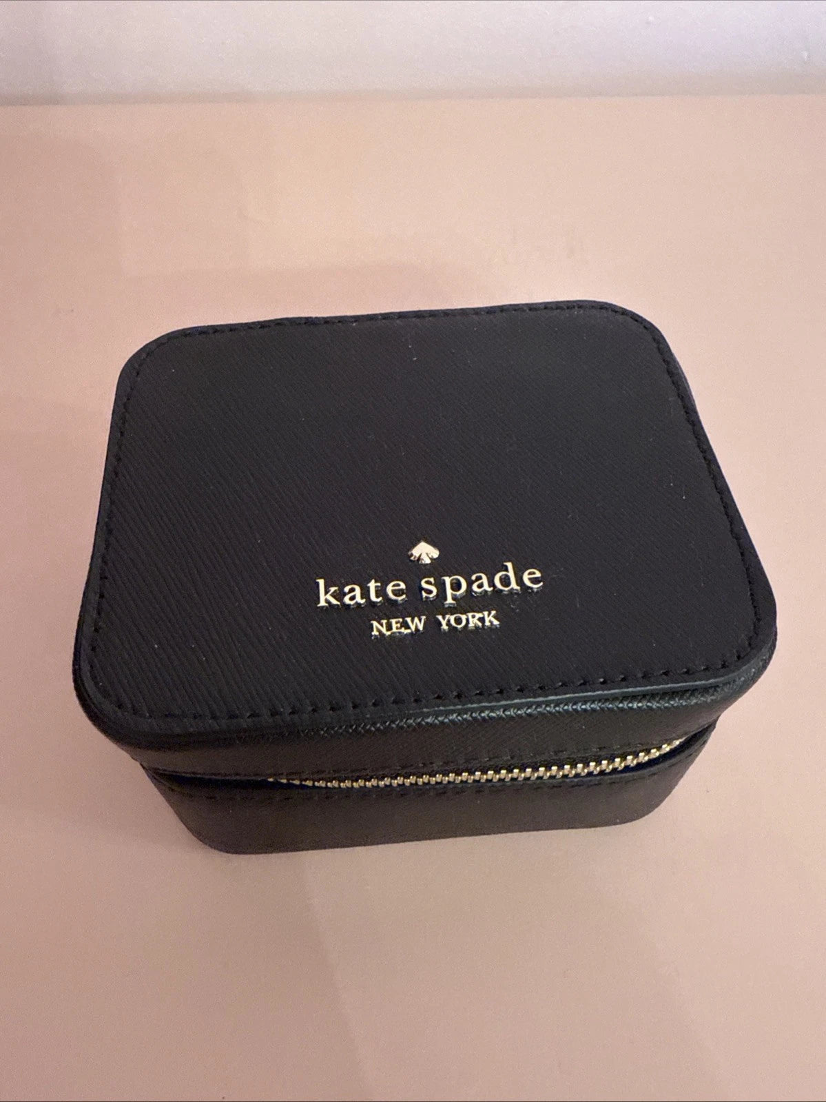 NEW Kate Spade New York Staci Travel Jewelry Box Black Zip Case | eBay