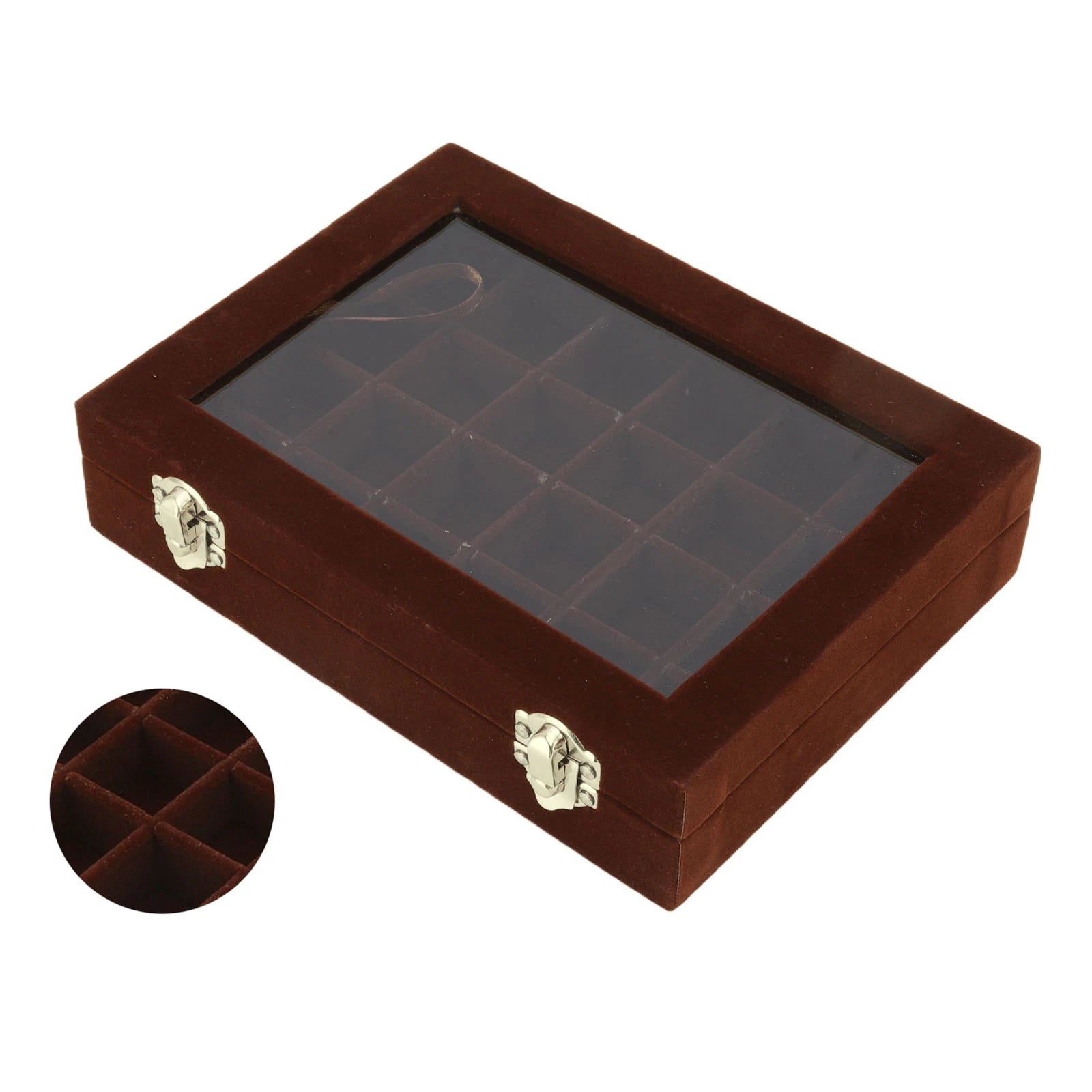 Velvet Jewelry Tray Earrings Ring Storage Box Display Box jewelry organizer box | eBay