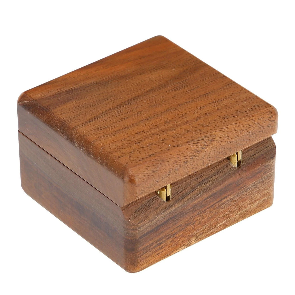 Wooden Box Jewelry Storage Organizer for Wedding For Proposal Display Case | eBay