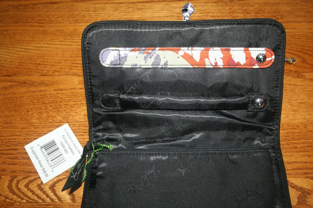 Vera Bradley Jewelry Organizer Travel ALL WRAPPED UP JEWELRY ROLL case bag NEW | eBay