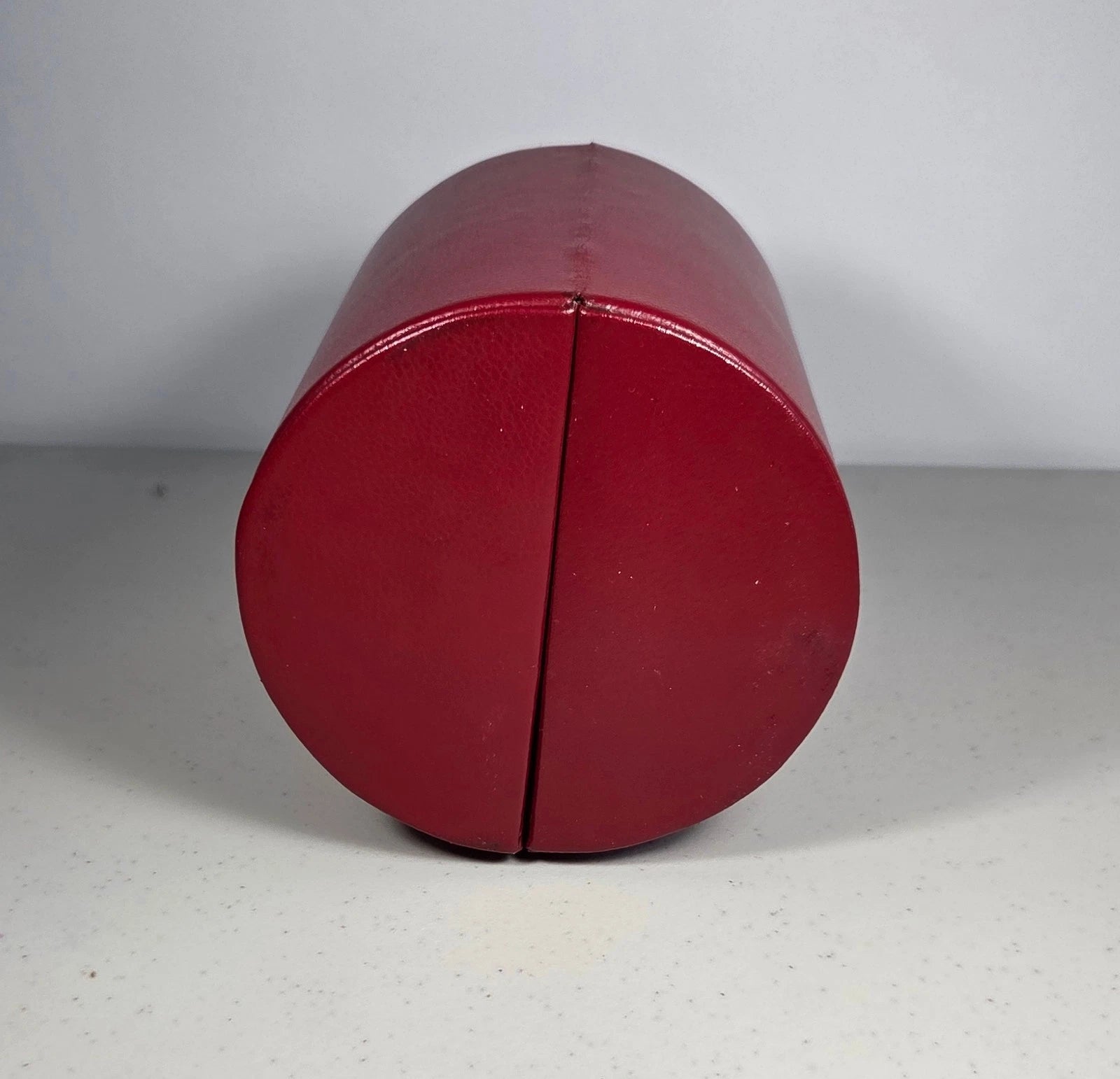 MIGNON FAGET Red Leather Travel Jewelry Organizer Box | eBay