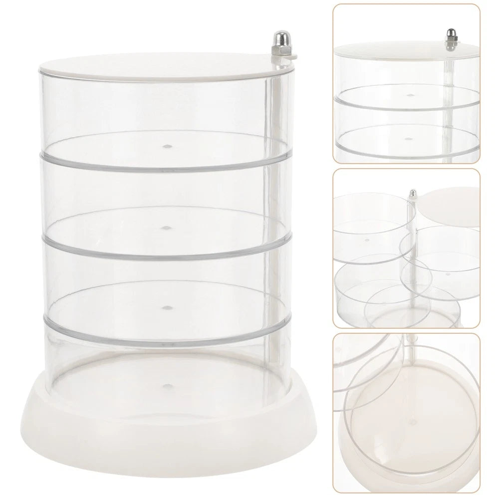 Rotating Bracelet Box Travel Clear Rotatable Jewelry Organizer Boxes | eBay