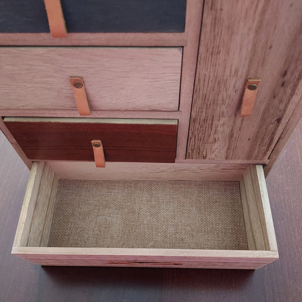Rustic Torched Wood Storage Trinket Jewelry Treasure Box 2022 Leather | eBay