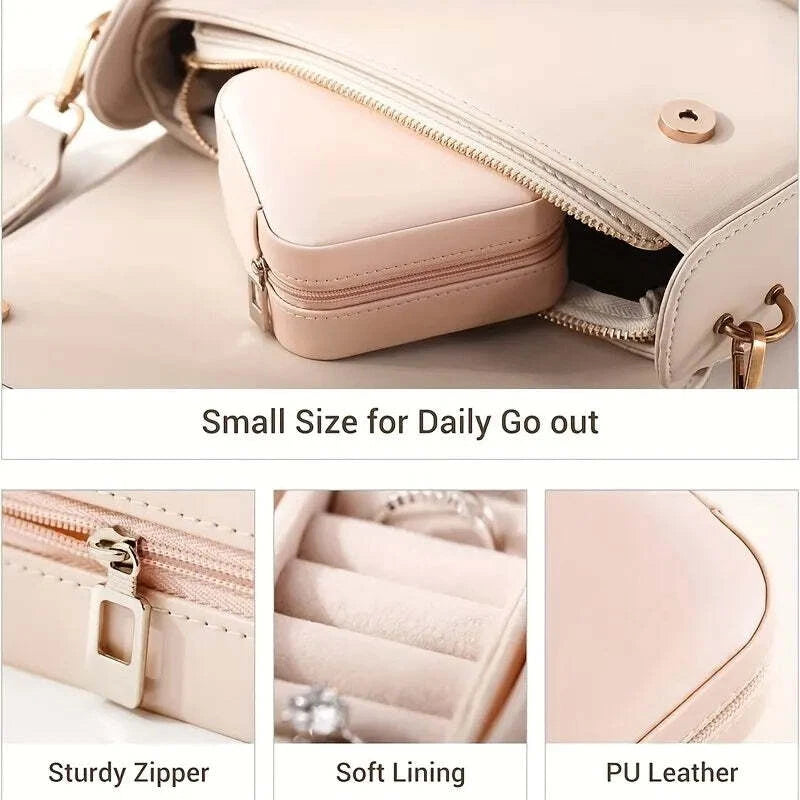 Mini Jewelry Storage Box Portable Storage Case | eBay