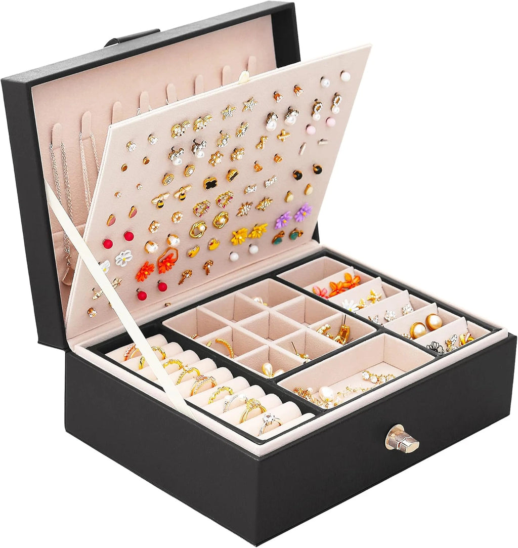 Womens Earring Jewelry Box for Girls Jewelry Earring Organizer Box Earring Holde | eBay