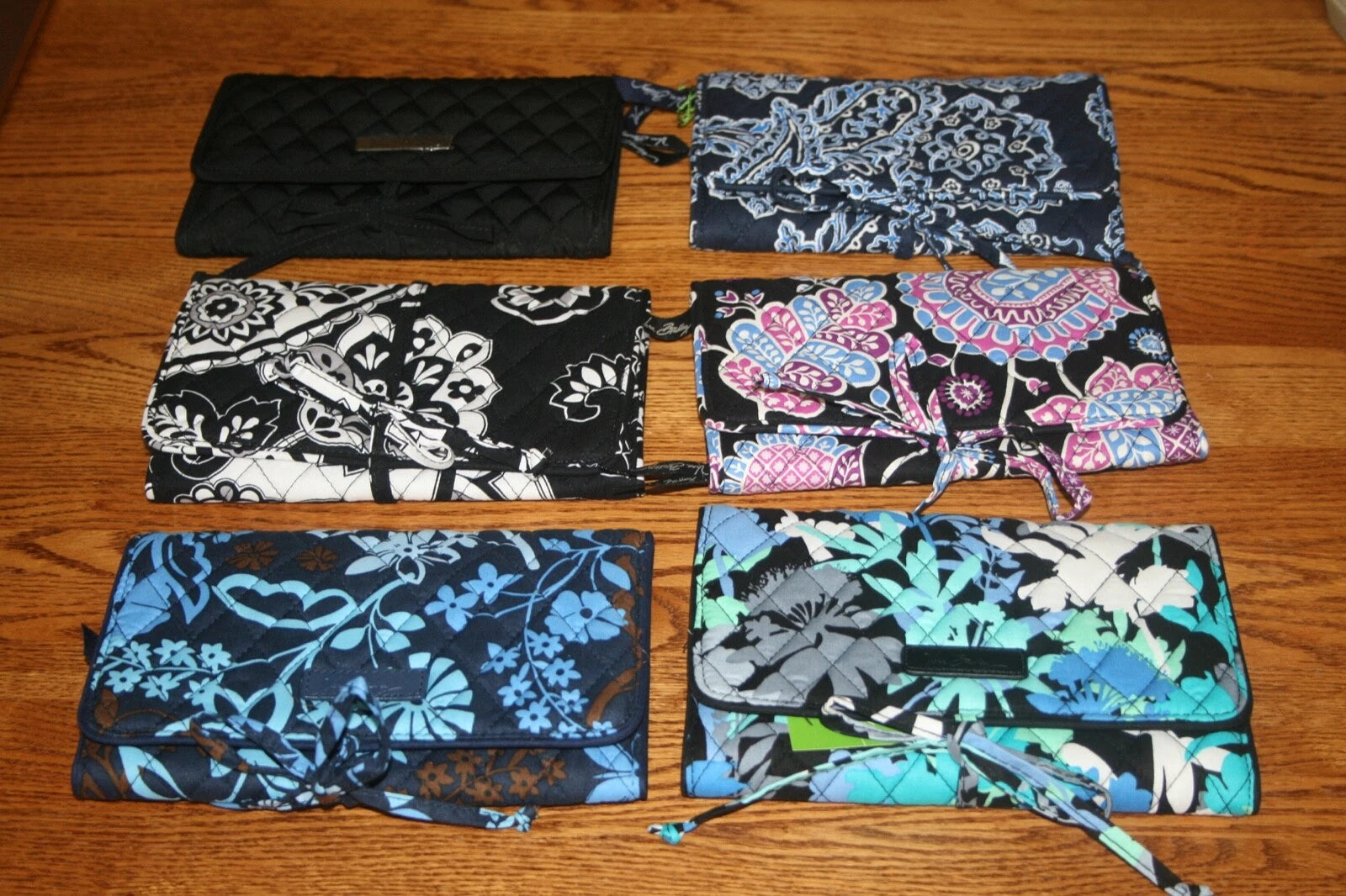 Vera Bradley Jewelry Organizer Travel ALL WRAPPED UP JEWELRY ROLL case bag NEW | eBay