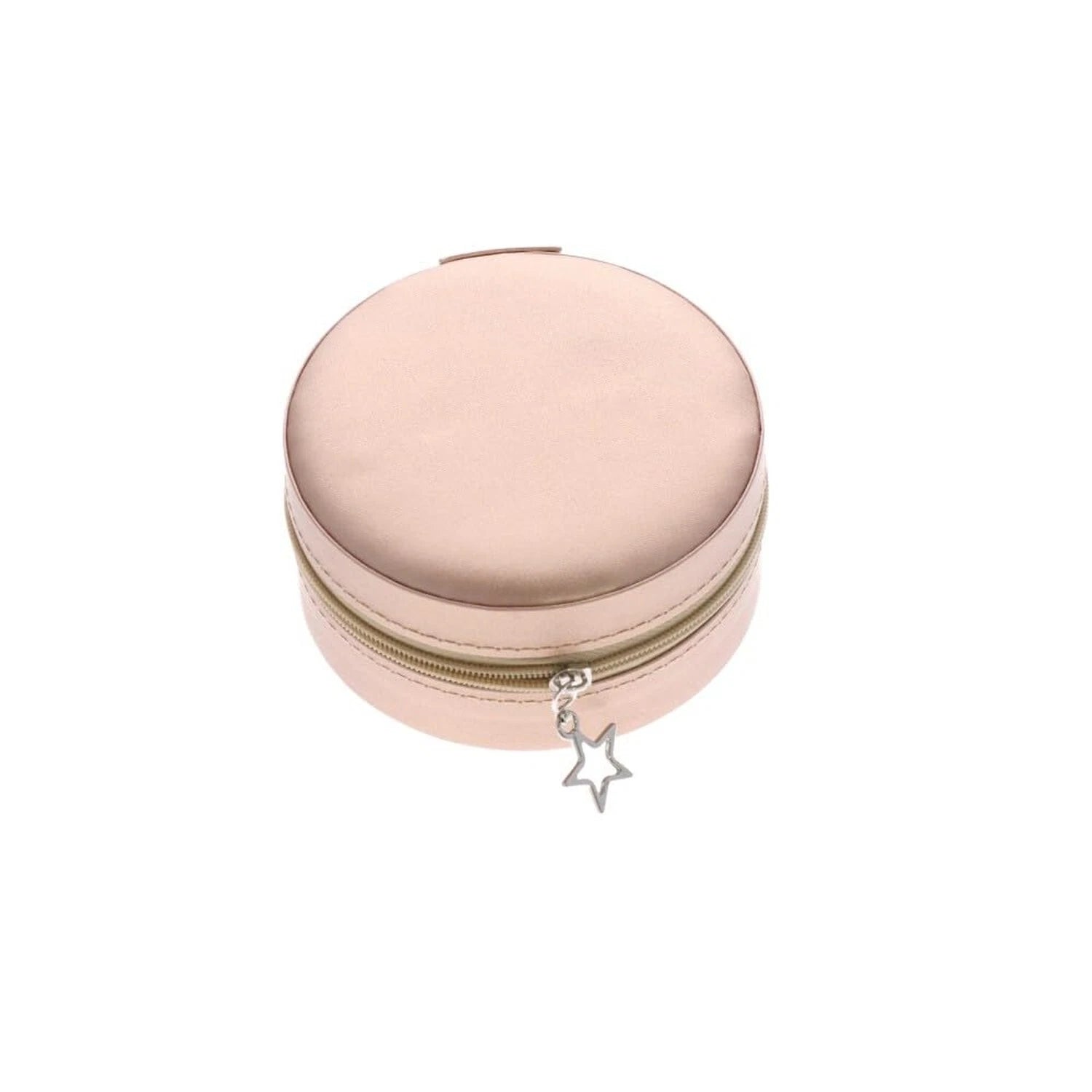 Jewelry Storage Box Portable Jewelry Case Round Necklaces Earrings Jewelry Or... | eBay
