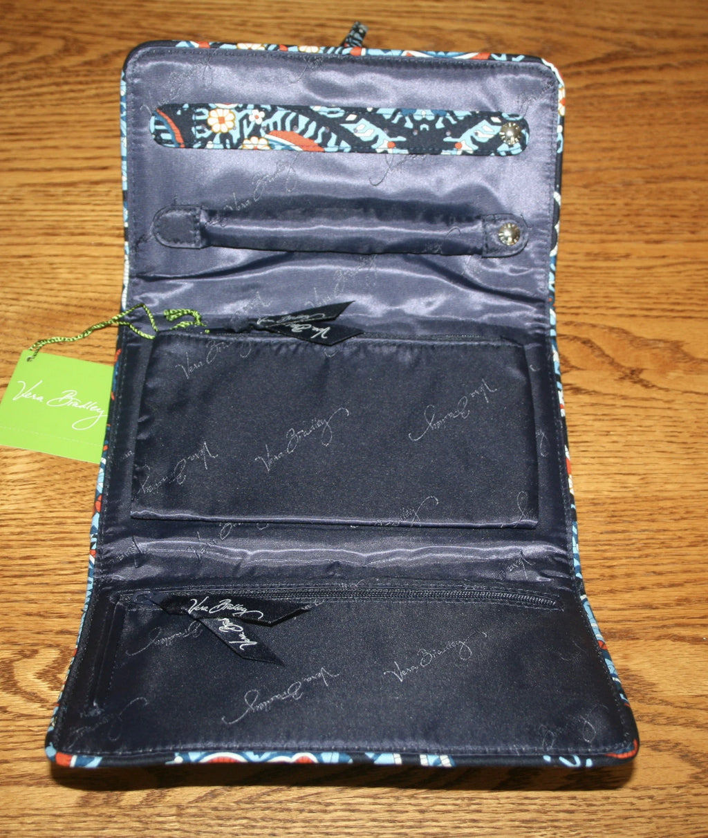 Vera Bradley Jewelry Organizer Travel ALL WRAPPED UP JEWELRY ROLL case bag NEW | eBay