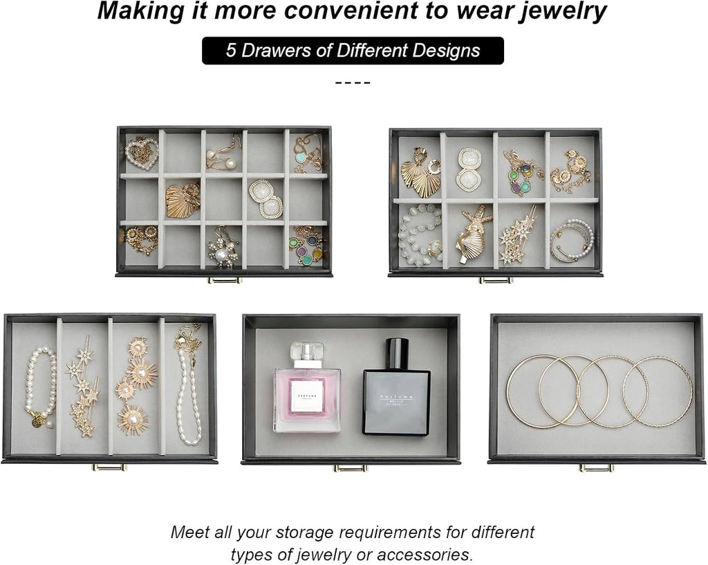 Large Jewelry Organizers and Storage, Large Jewelry Box for Women Large Jewelry | eBay