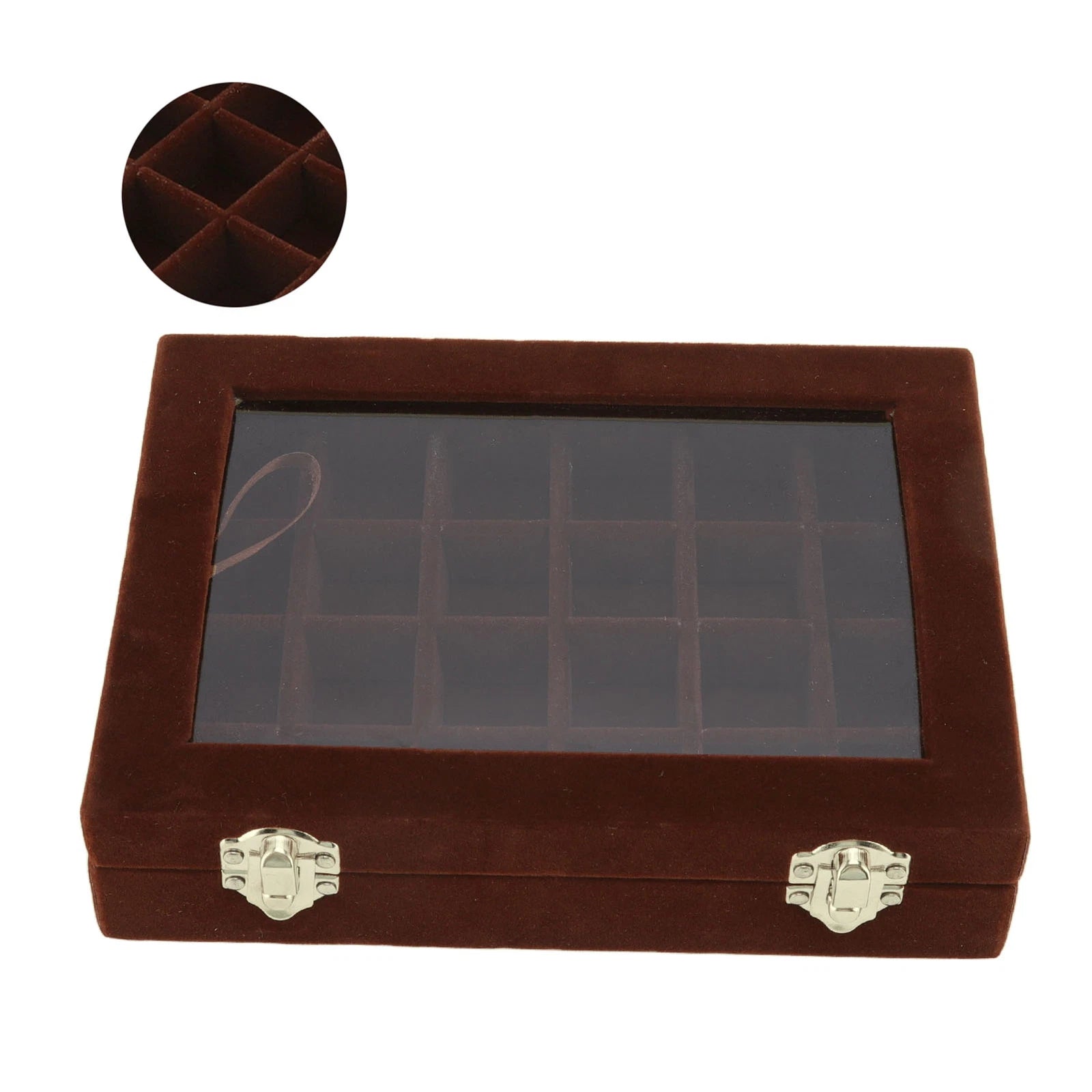 Velvet Jewelry Tray Earrings Ring Storage Box Display Box jewelry organizer box | eBay