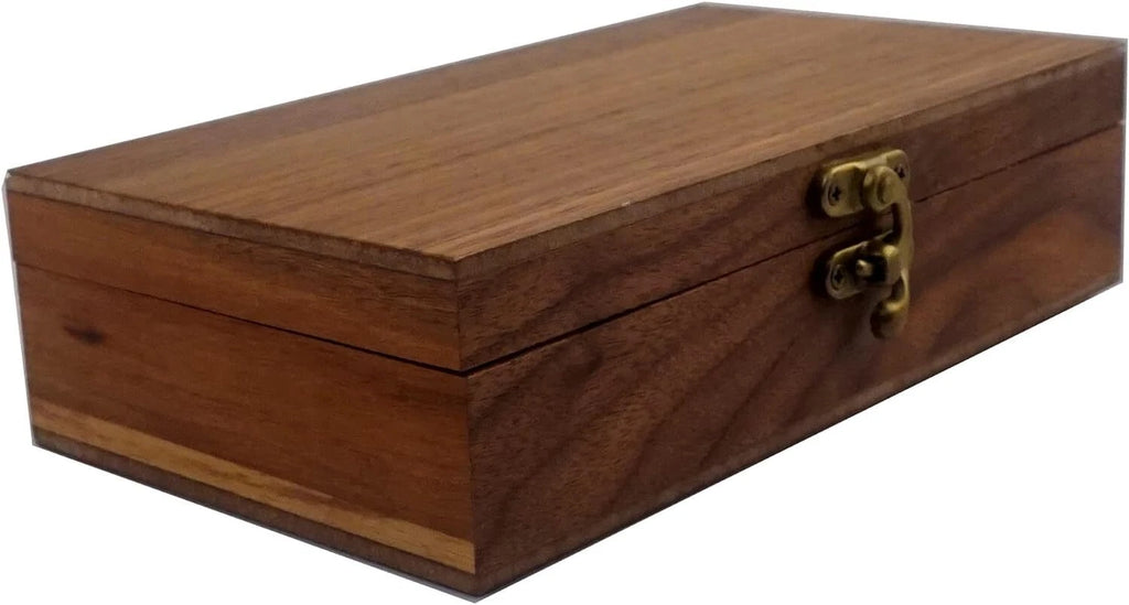 Walnut Handmade Walnut Partition Wooden Box For Keepsakes, Photos, Jewel | eBay