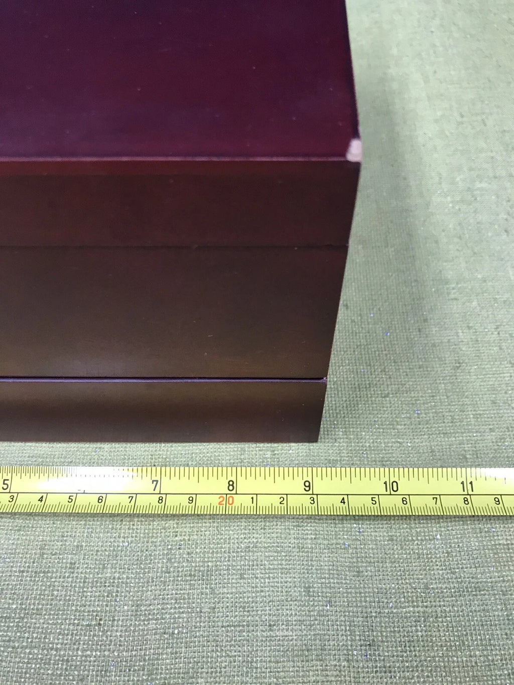 Wooden Jewelry Box Cufflink Case Rings Storage Organizer w/bottom drawer | eBay