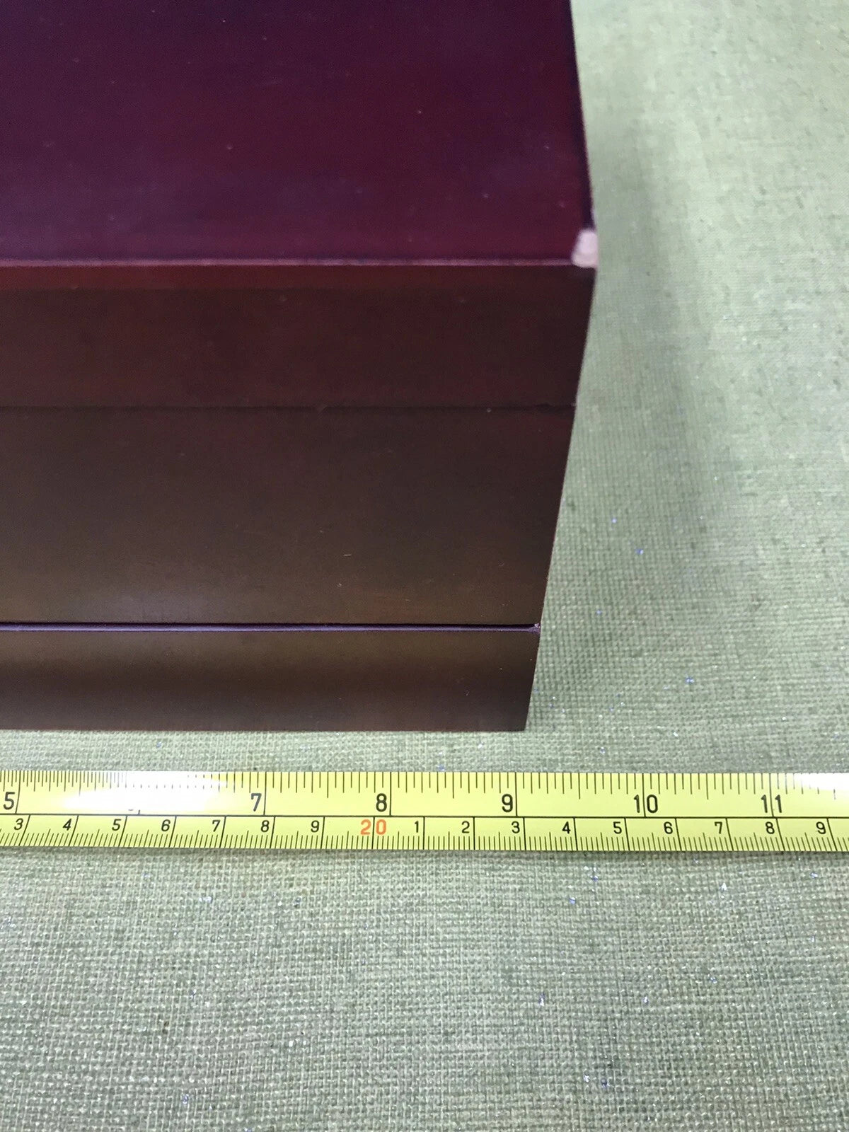 Wooden Jewelry Box Cufflink Case Rings Storage Organizer w/bottom drawer | eBay