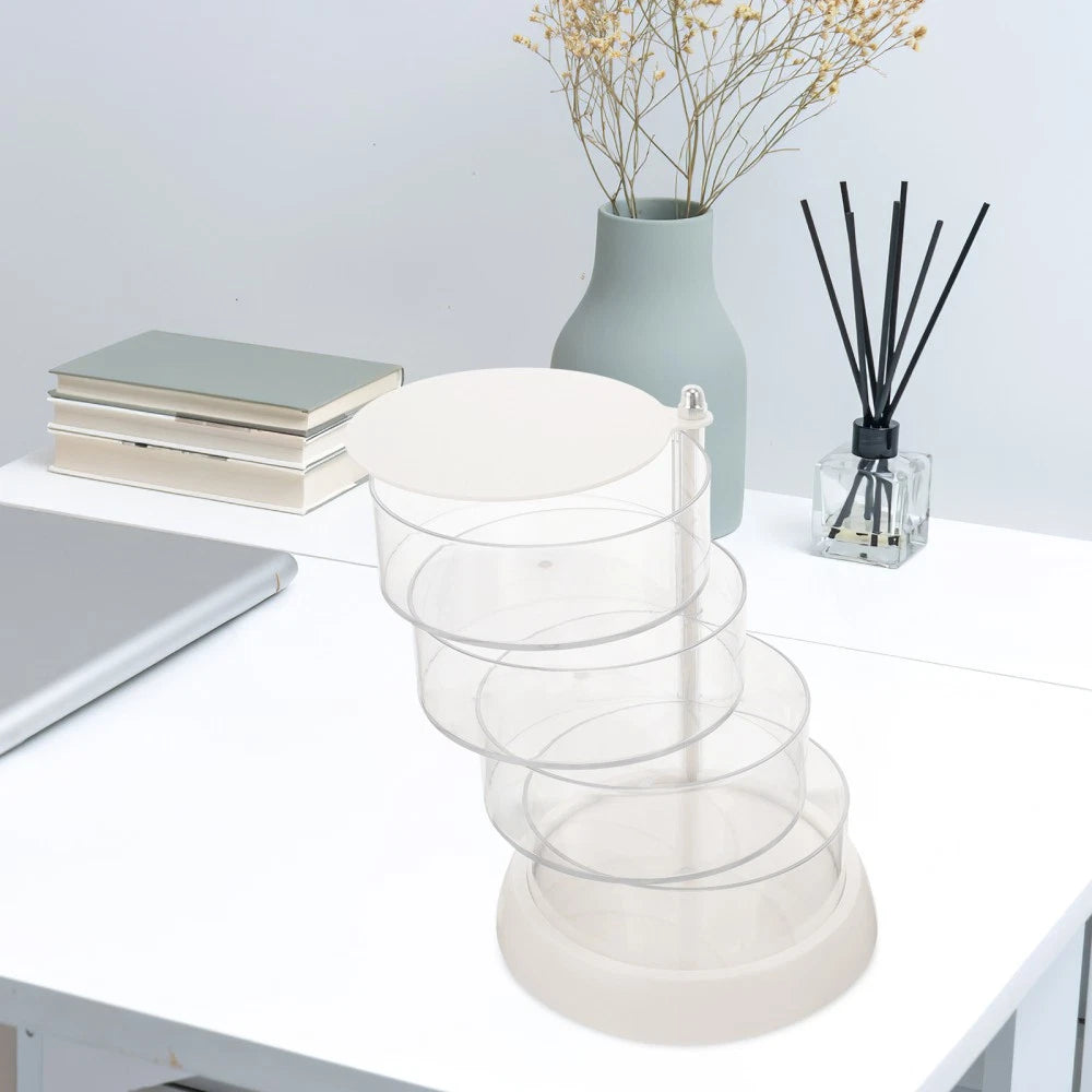 Rotating Bracelet Box Travel Clear Rotatable Jewelry Organizer Boxes | eBay