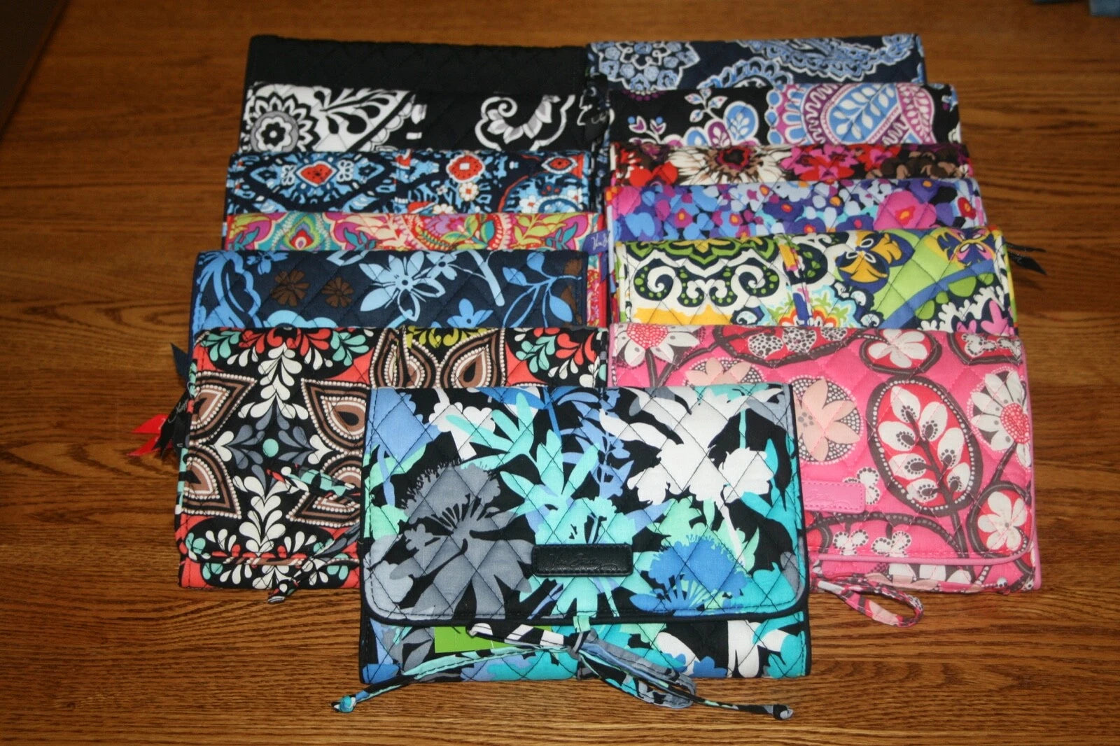 Vera Bradley Jewelry Organizer Travel ALL WRAPPED UP JEWELRY ROLL case bag NEW | eBay