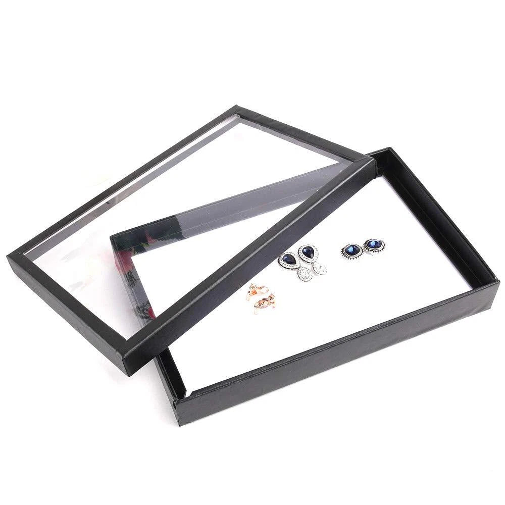 Jewelry Rings Display Tray Velvet 100 Slot Case Box Jewelry Storage Box | eBay
