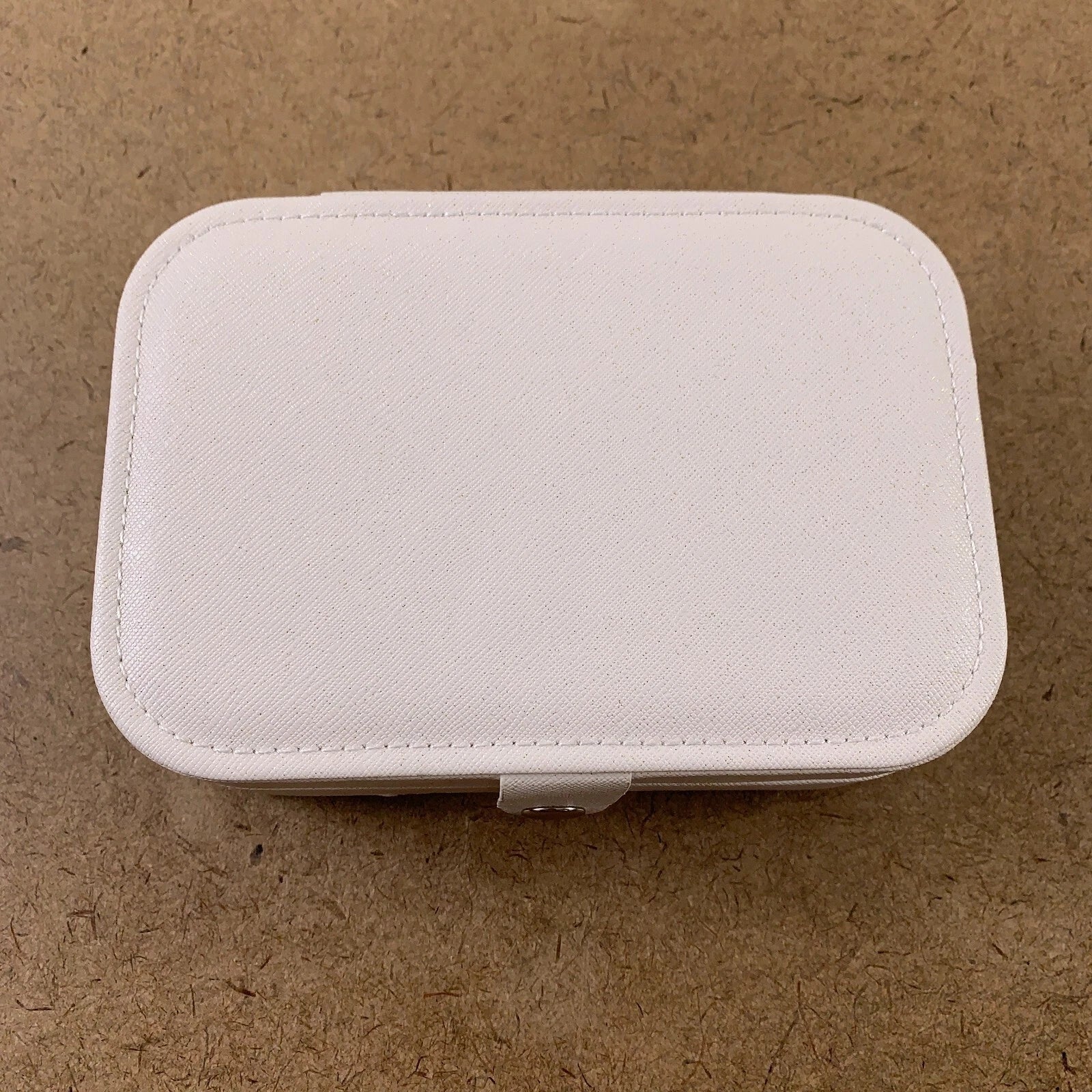 XYMAO Women's White Glitter Travel Jewelry Box New *Flaw | eBay