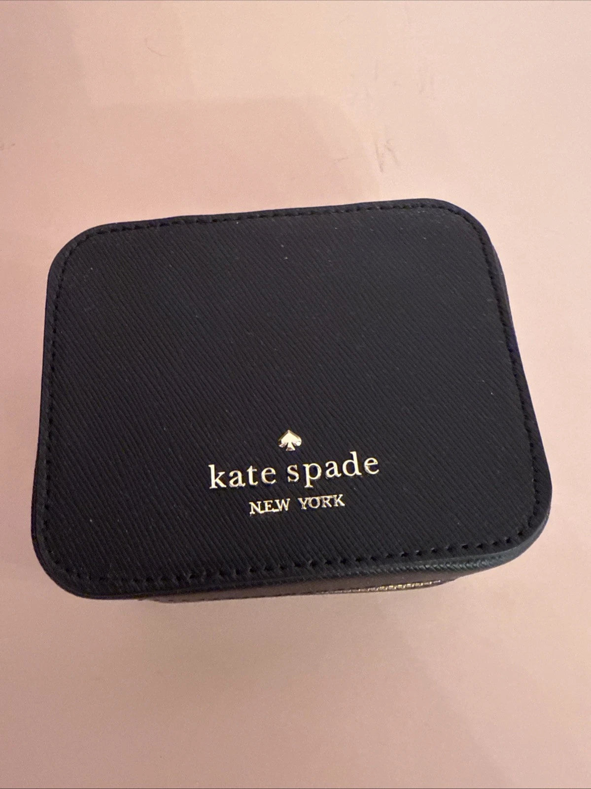 NEW Kate Spade New York Staci Travel Jewelry Box Black Zip Case | eBay