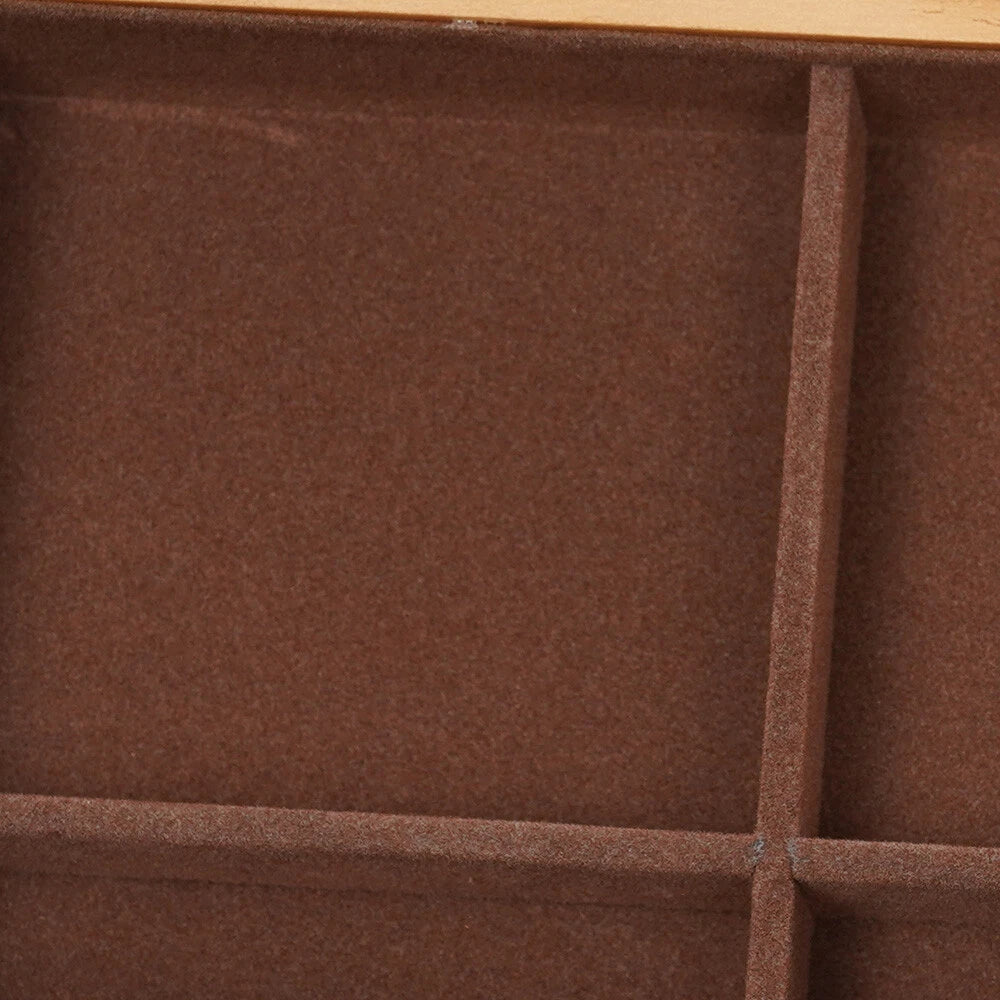 Large Wood Jewelry Boxes Wooden Storage Box without Mirror 3-Layer Lockable Desk | eBay