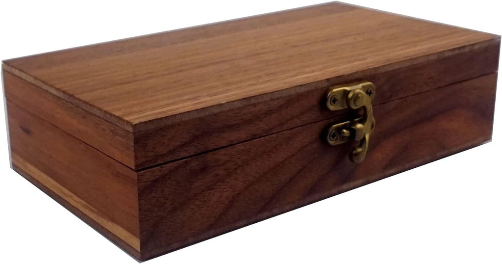Walnut Handmade Walnut Partition Wooden Box For Keepsakes, Photos, Jewel | eBay