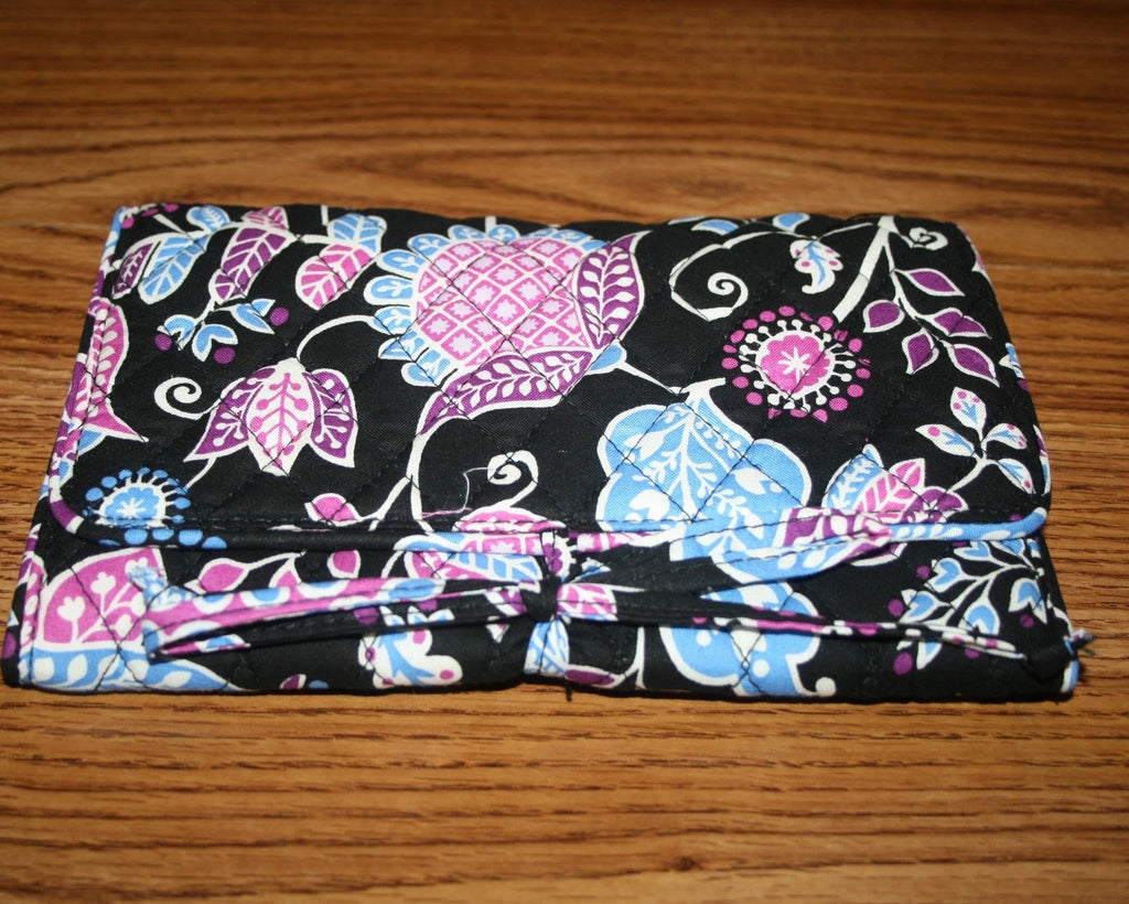 Vera Bradley Jewelry Organizer Travel ALL WRAPPED UP JEWELRY ROLL case bag NEW | eBay