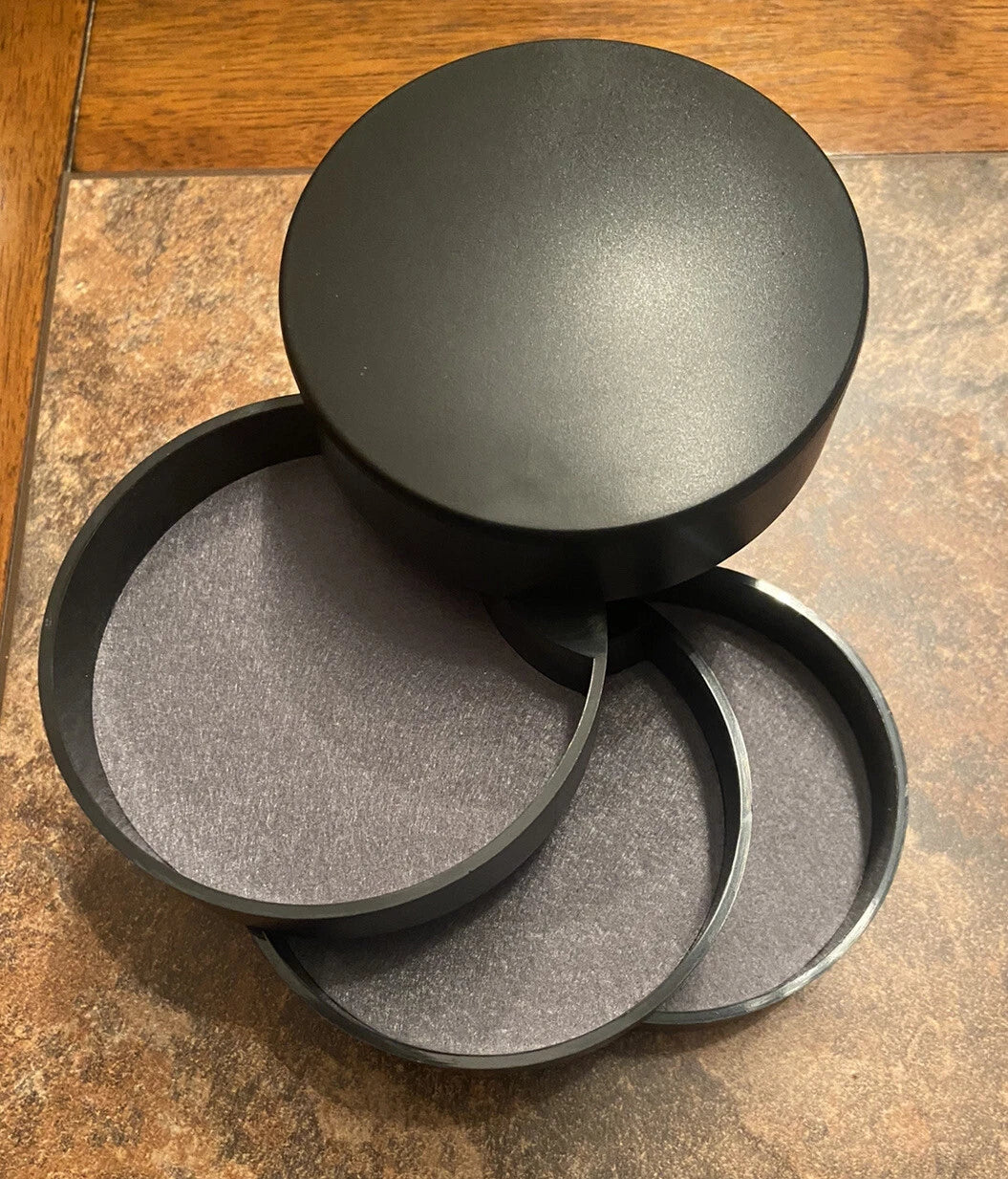 Storage Box 4 Layer Rotatable Jewelry Accessory Container Travel | eBay