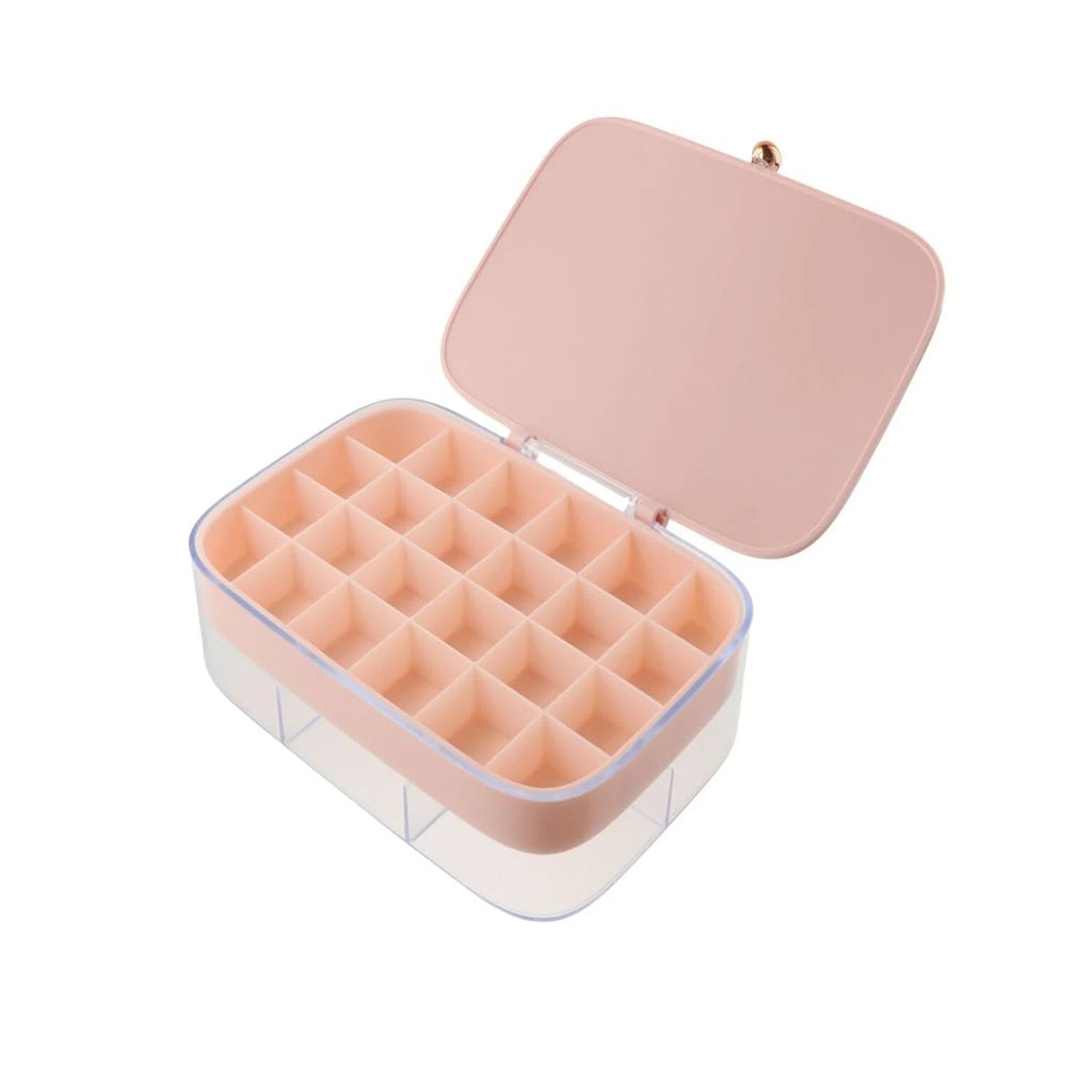 Jewelry Display Case Double-Layer Creative Multi Grid Jewelry Storage Box Por... | eBay