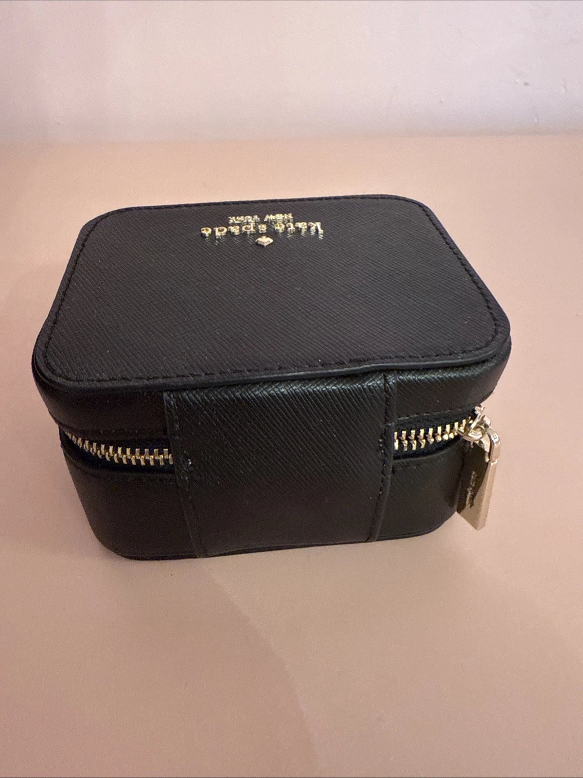 NEW Kate Spade New York Staci Travel Jewelry Box Black Zip Case | eBay