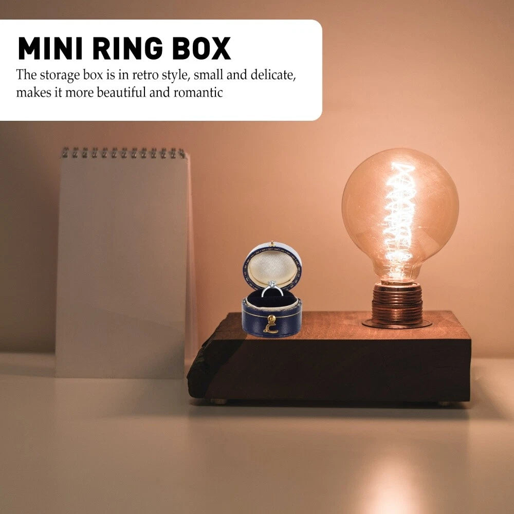 Retro Jewelry Box Ring Box Case Ring Storage Case Small Ring Storage Box | eBay