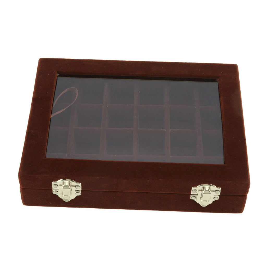 Velvet Jewelry Tray Earrings Ring Storage Box Display Box jewelry organizer box | eBay