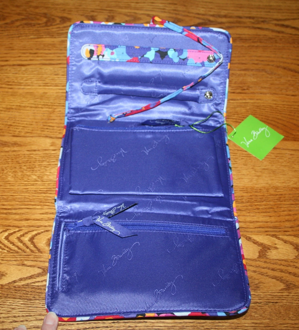 Vera Bradley Jewelry Organizer Travel ALL WRAPPED UP JEWELRY ROLL case bag NEW | eBay