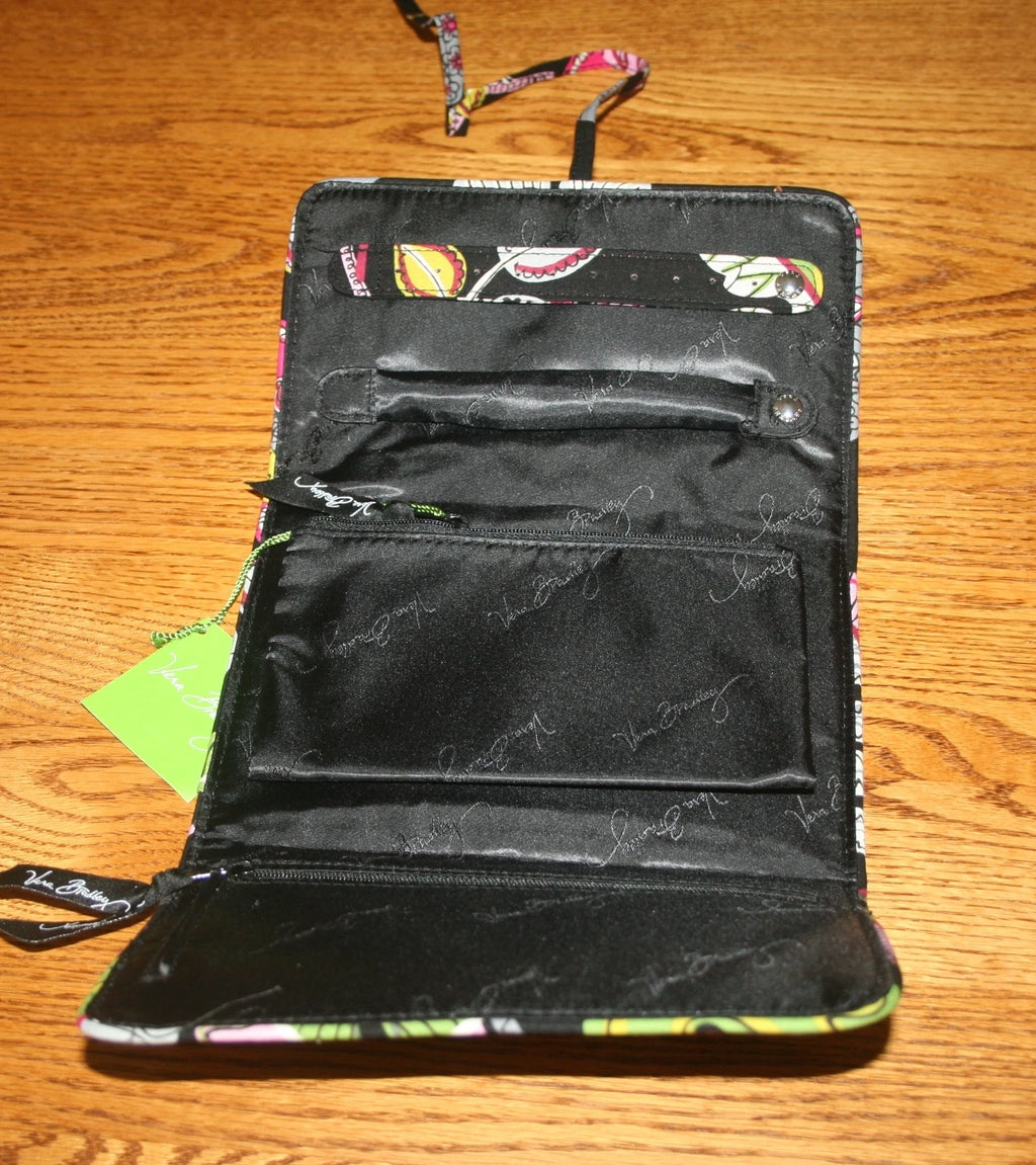 Vera Bradley Jewelry Organizer Travel ALL WRAPPED UP JEWELRY ROLL case bag NEW | eBay