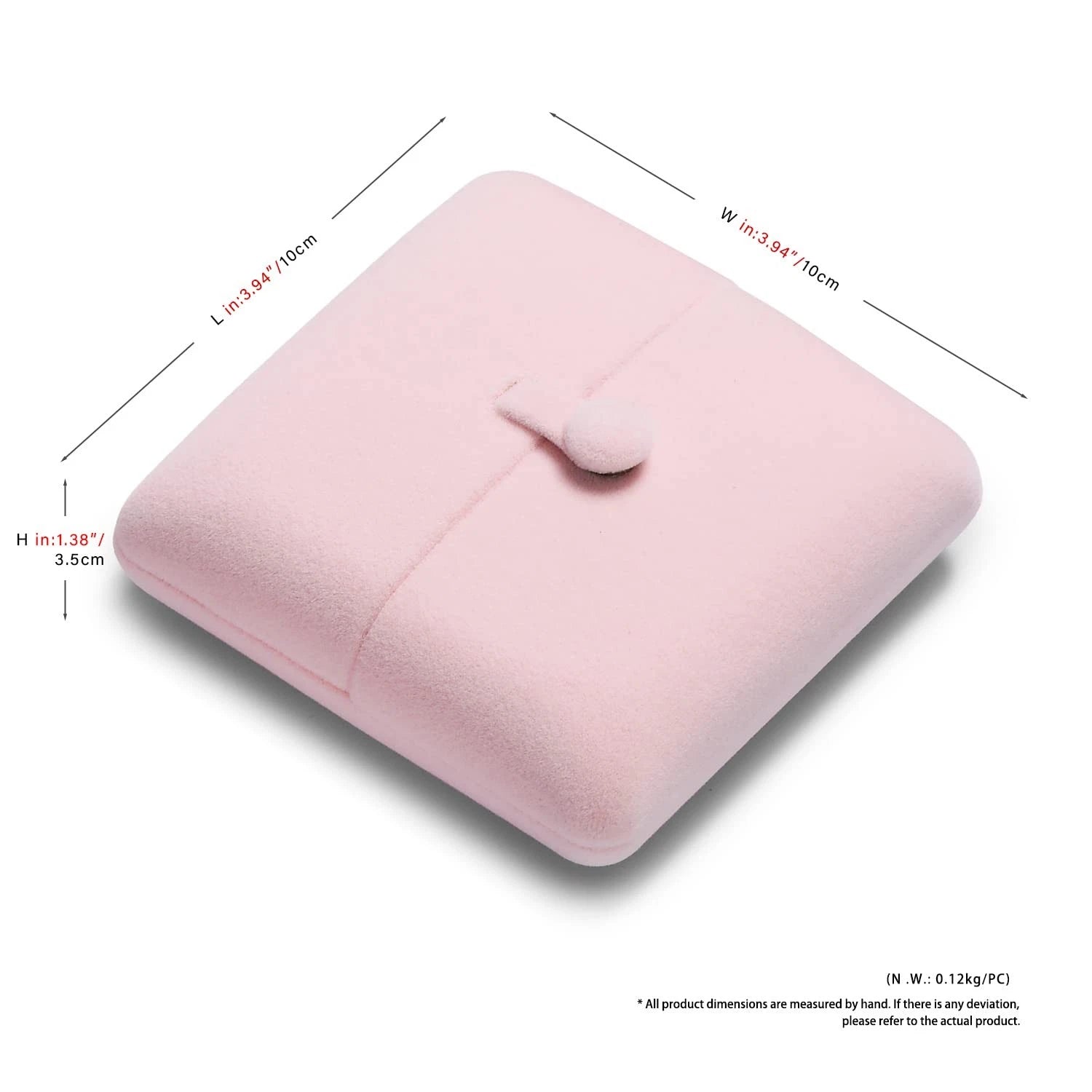 Pink Velvet Jewelry Packaging Box Pendant Earrings Display Storage Case Penda... | eBay