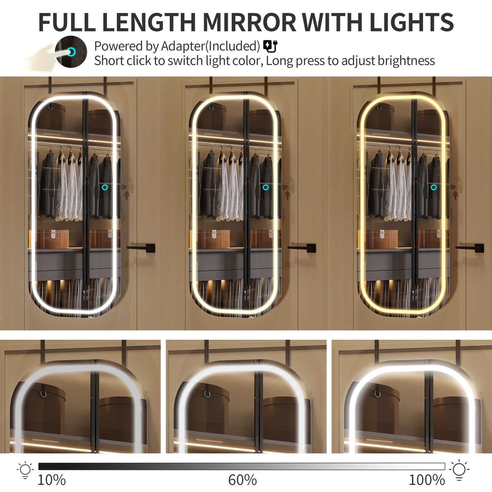 Wall/Door Mounted Jewelry Armoire Organizer Jewelry Cabinet for Bedroom | eBay
