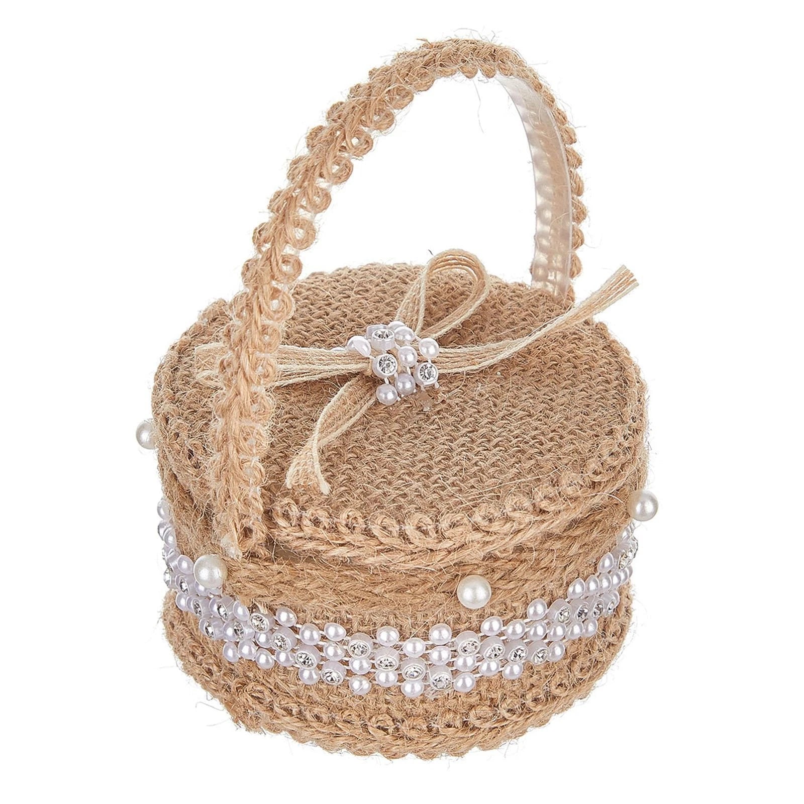 Wedding Ring Box Engagement Ring Storage Box Jewelry Organizer Retro Round Shape | eBay