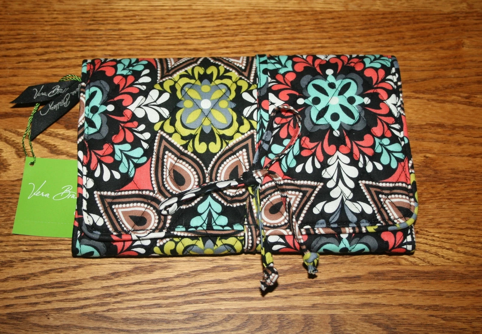 Vera Bradley Jewelry Organizer Travel ALL WRAPPED UP JEWELRY ROLL case bag NEW | eBay