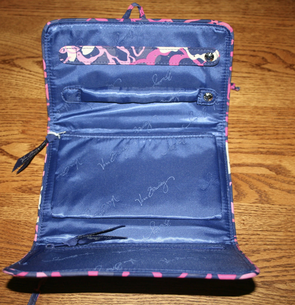 Vera Bradley Jewelry Organizer Travel ALL WRAPPED UP JEWELRY ROLL case bag NEW | eBay