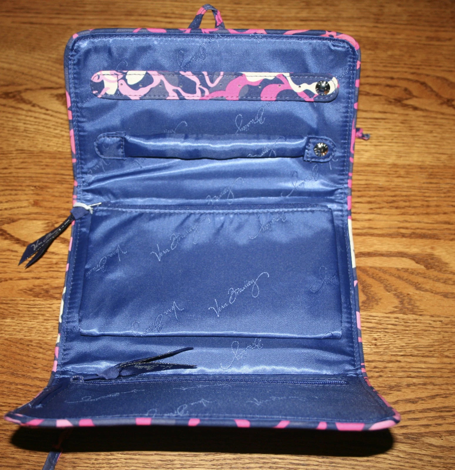 Vera Bradley Jewelry Organizer Travel ALL WRAPPED UP JEWELRY ROLL case bag NEW | eBay