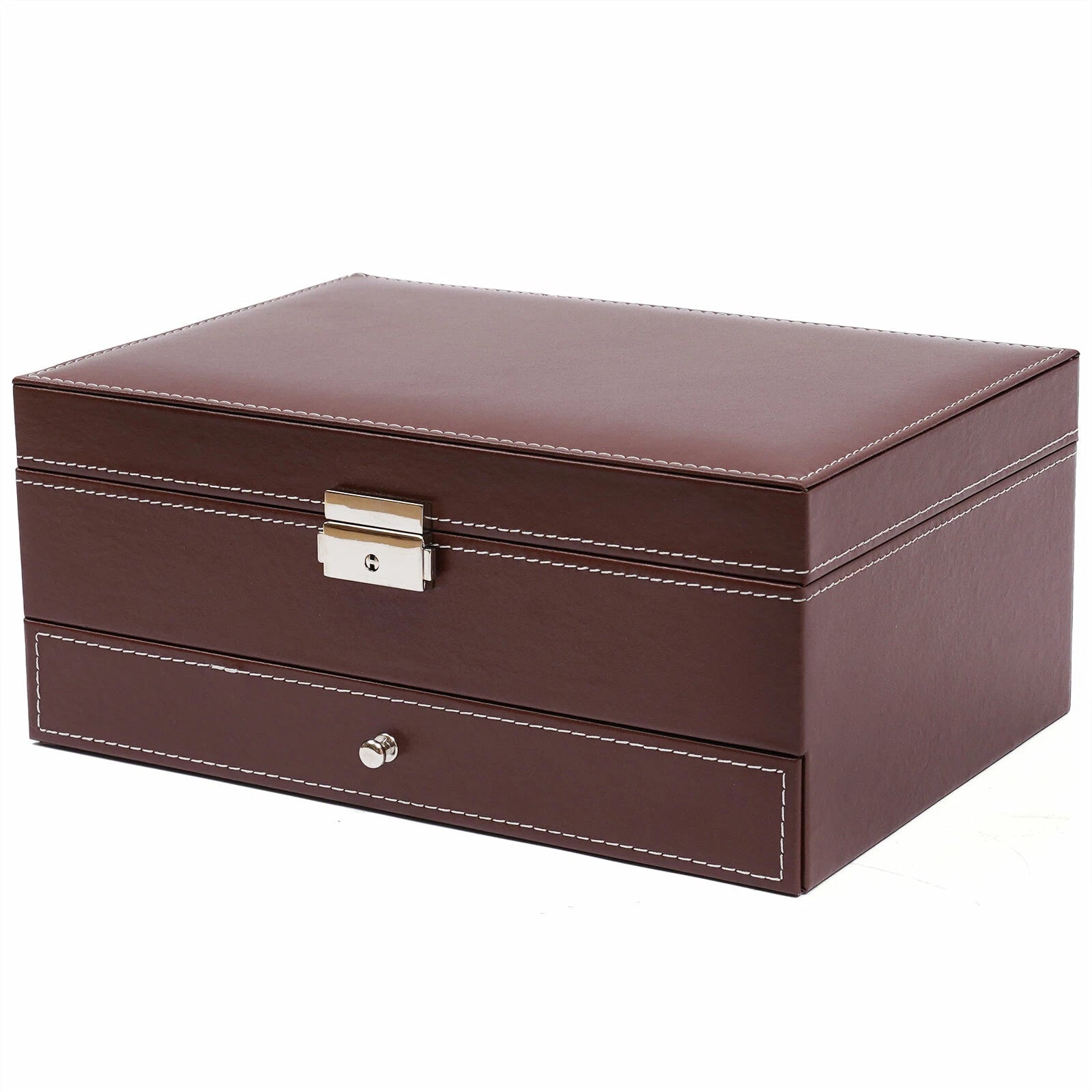 Mens Watch Box Case Organizer 12 Slots Watches Holder Jewelry Storage Display | eBay