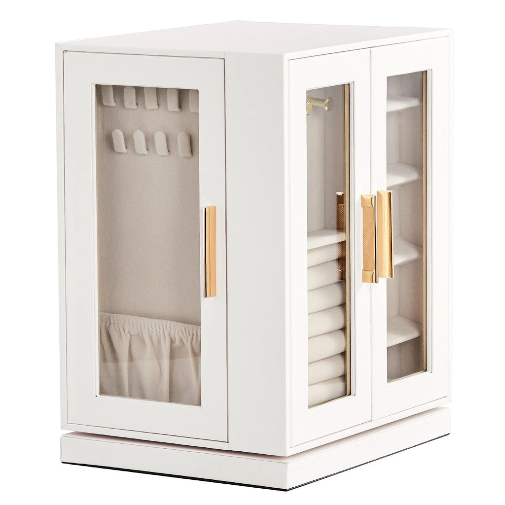 Velvet Jewelry Cabinet 360° Rotating Jewelry Box Large Storage Great Gift | eBay