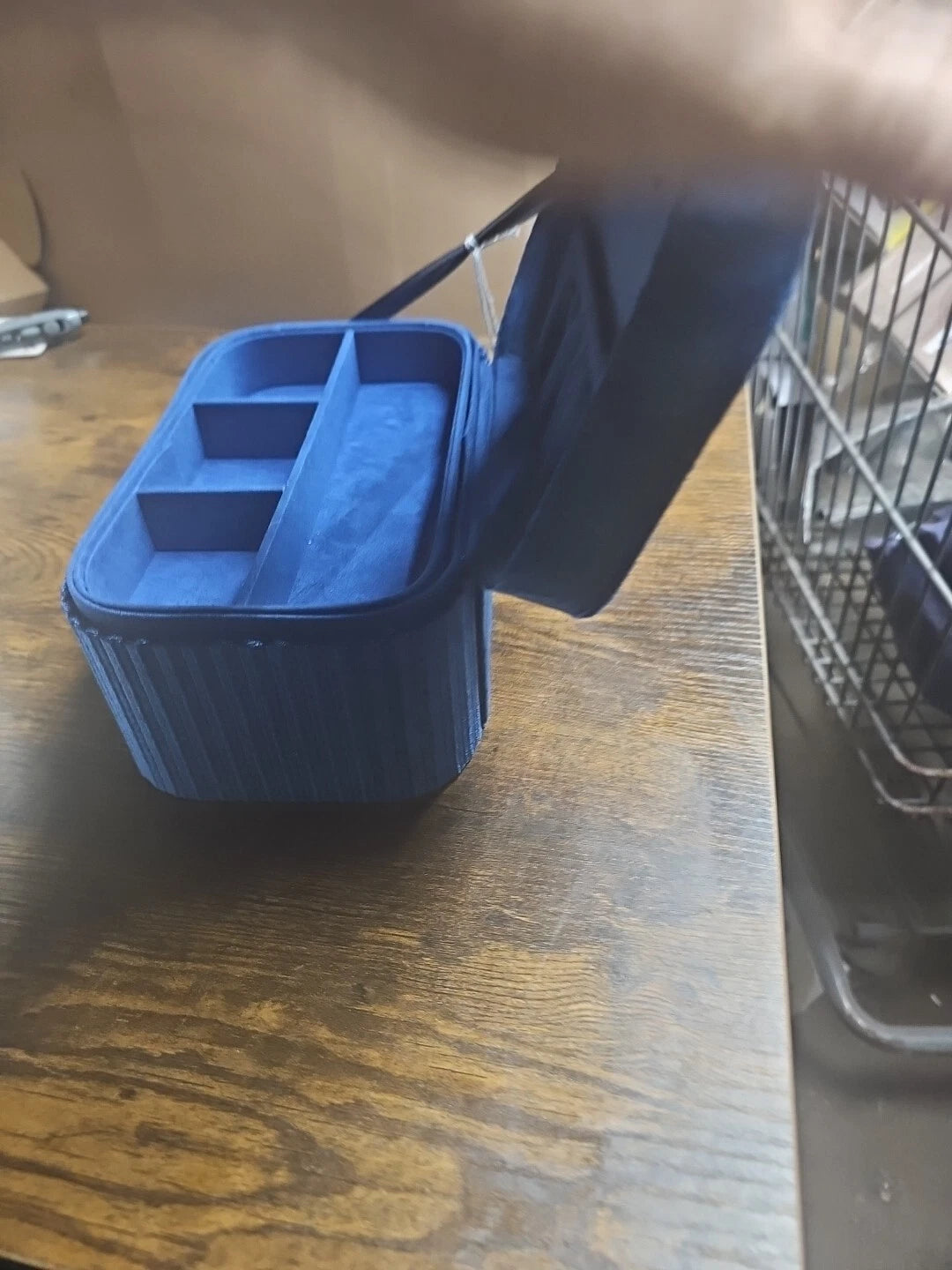 Velvet Textured Organizer Jewelry Box - A New Day Blue or white | eBay