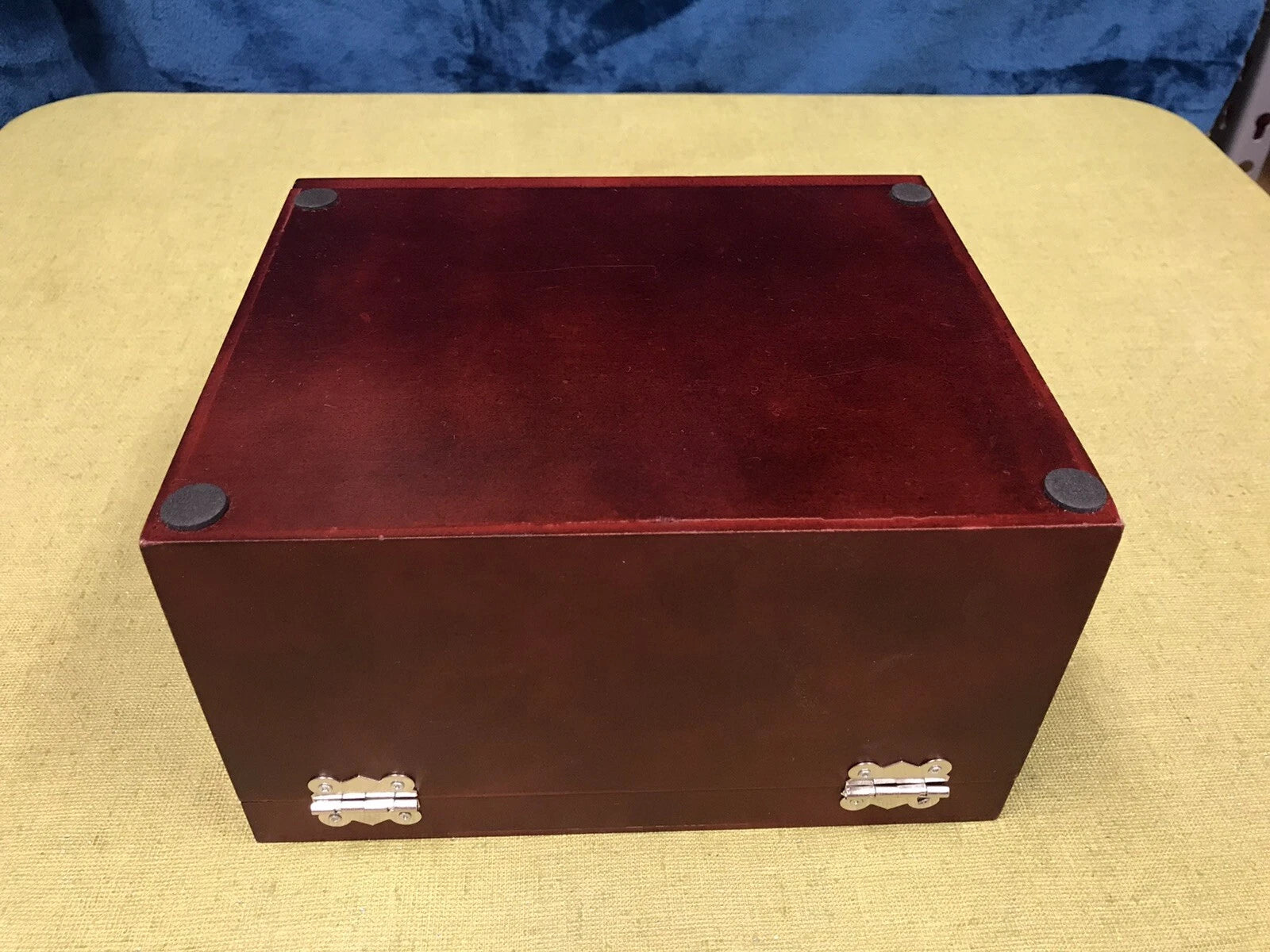 Wooden Jewelry Box Cufflink Case Rings Storage Organizer w/bottom drawer | eBay