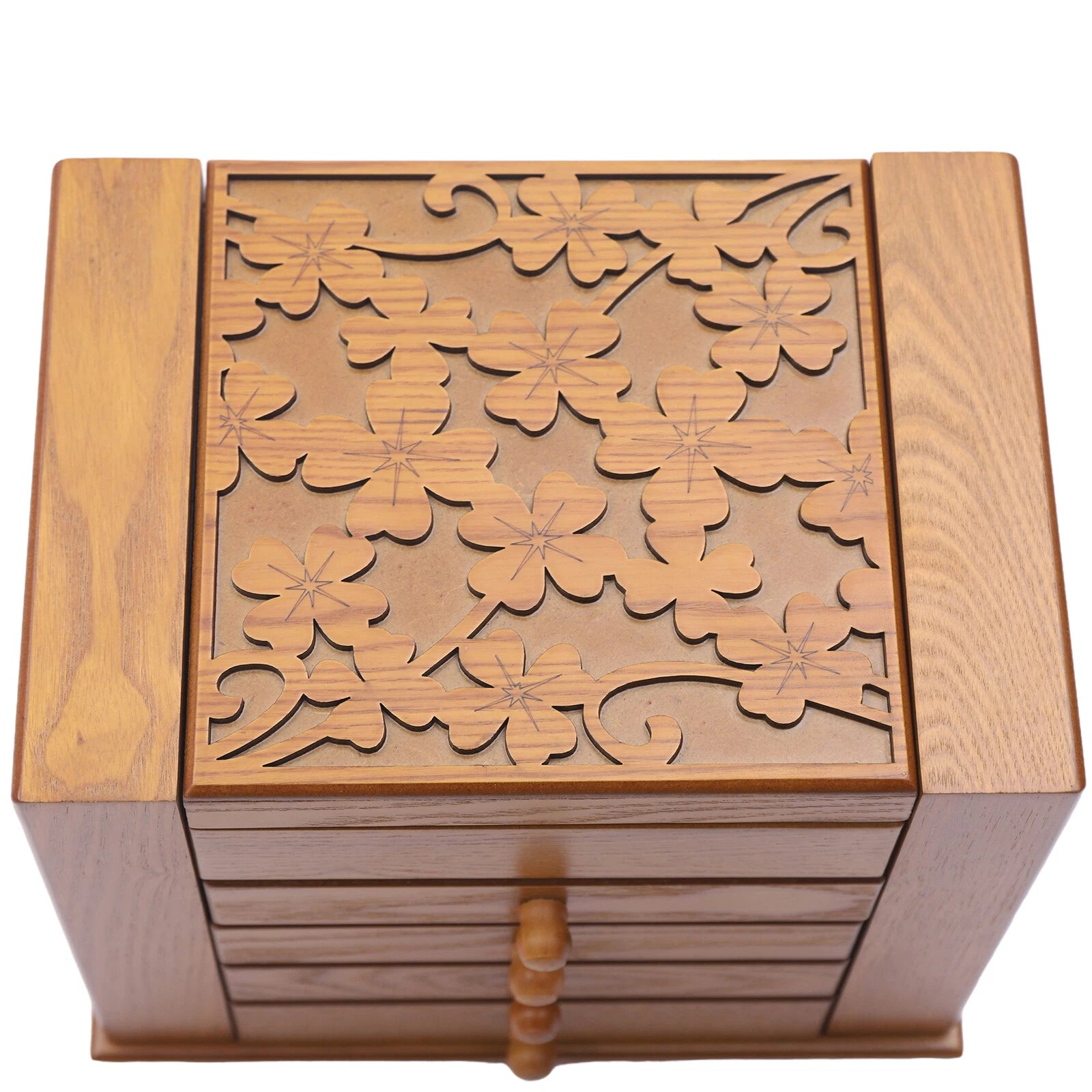 5-Tiers Vintage Jewelry Storage Box Necklace Bracelet Organizer Large Capacity | eBay
