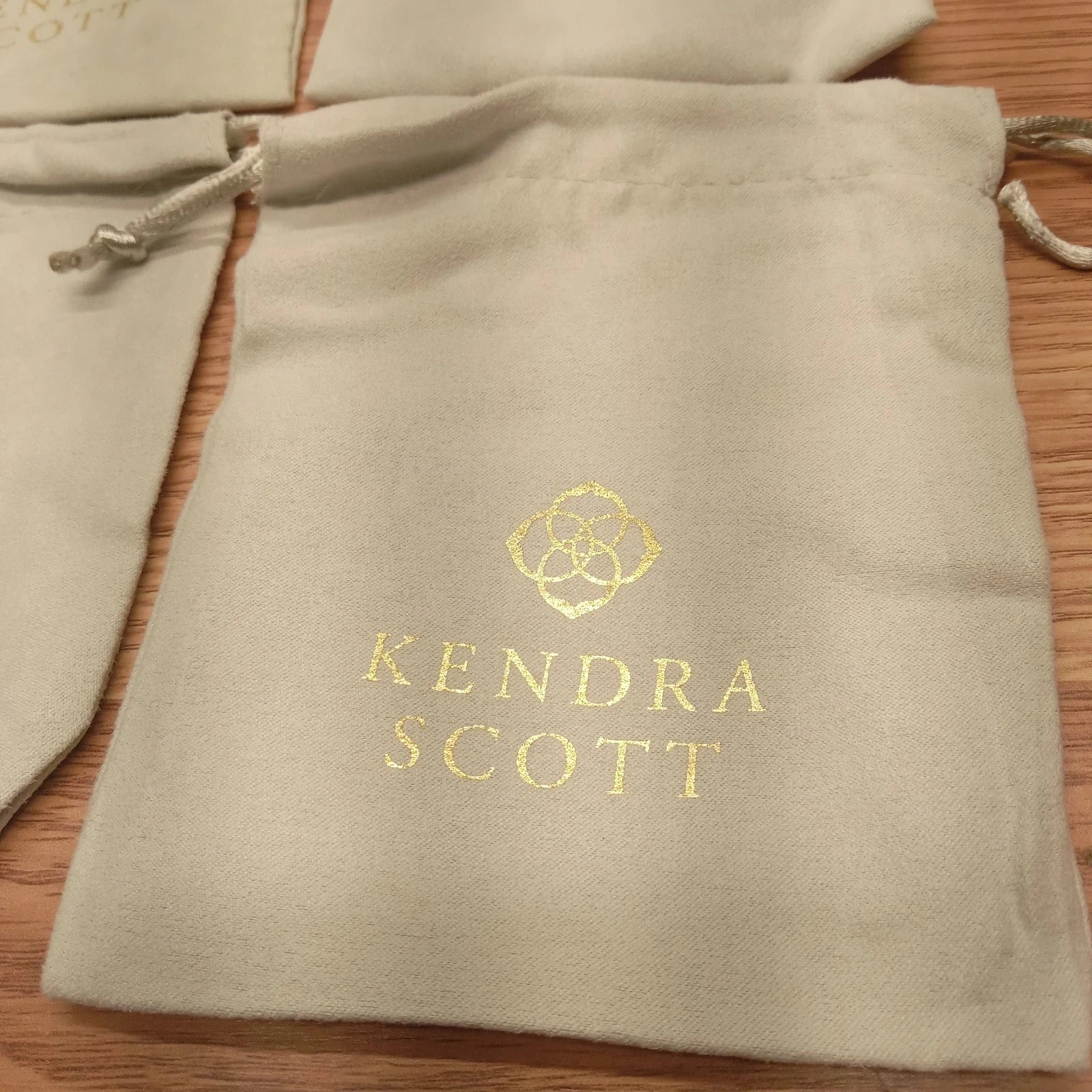 Kendra Scott Grey Jewelry Dust Bag Pouch (Lot of 4) Bag Only 5.5 X 4.25 Inches | eBay