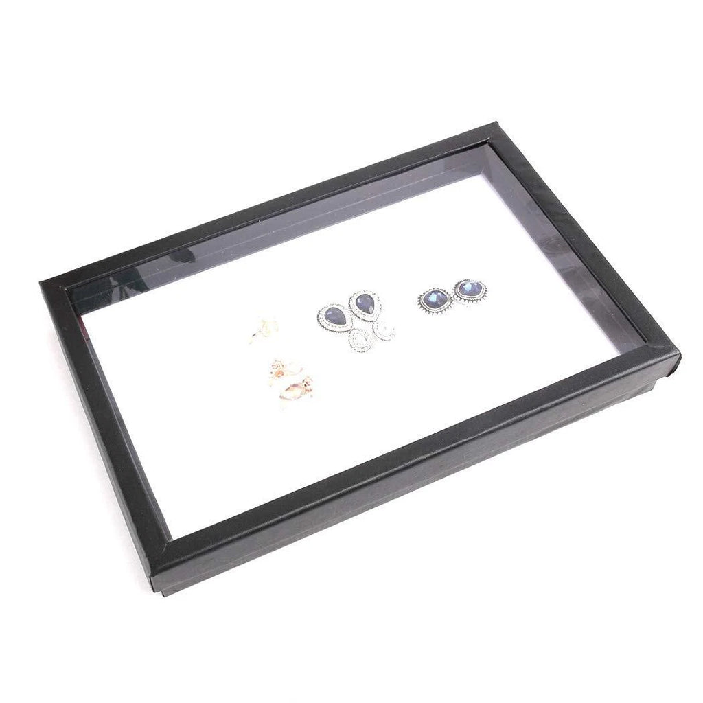 Jewelry Rings Display Tray Velvet 100 Slot Case Box Jewelry Storage Box | eBay