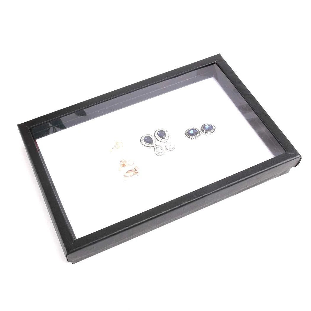 Jewelry Rings Display Tray Velvet 100 Slot Case Box Jewelry Storage Box | eBay