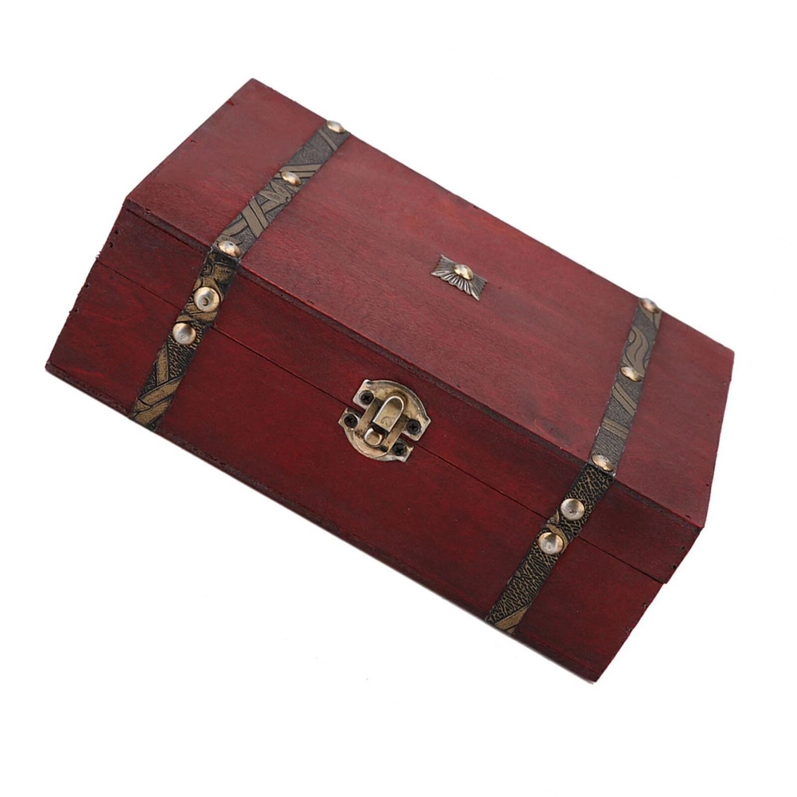 Vintage Wooden Jewelry Storage Box Retro Antique Living Goods Organizer Gift | eBay