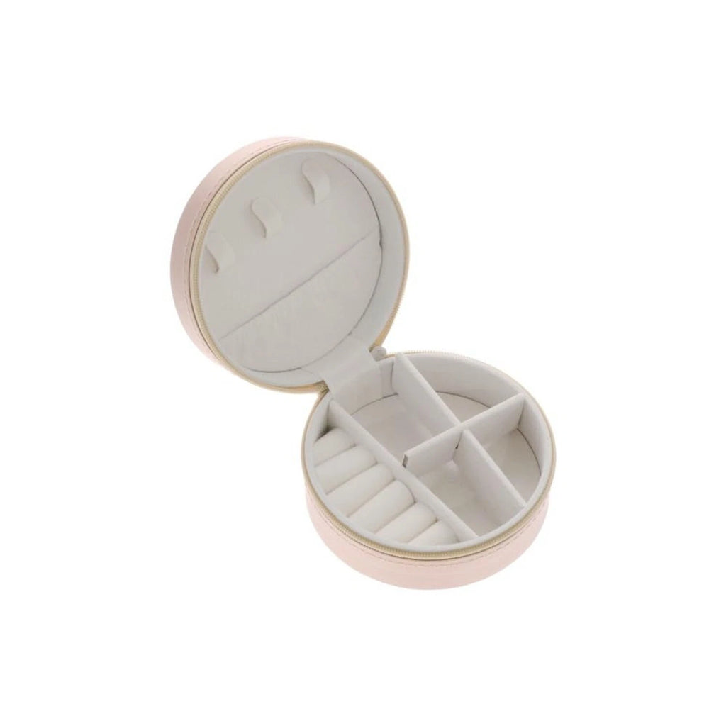 Jewelry Storage Box Portable Jewelry Case Round Necklaces Earrings Jewelry Or... | eBay