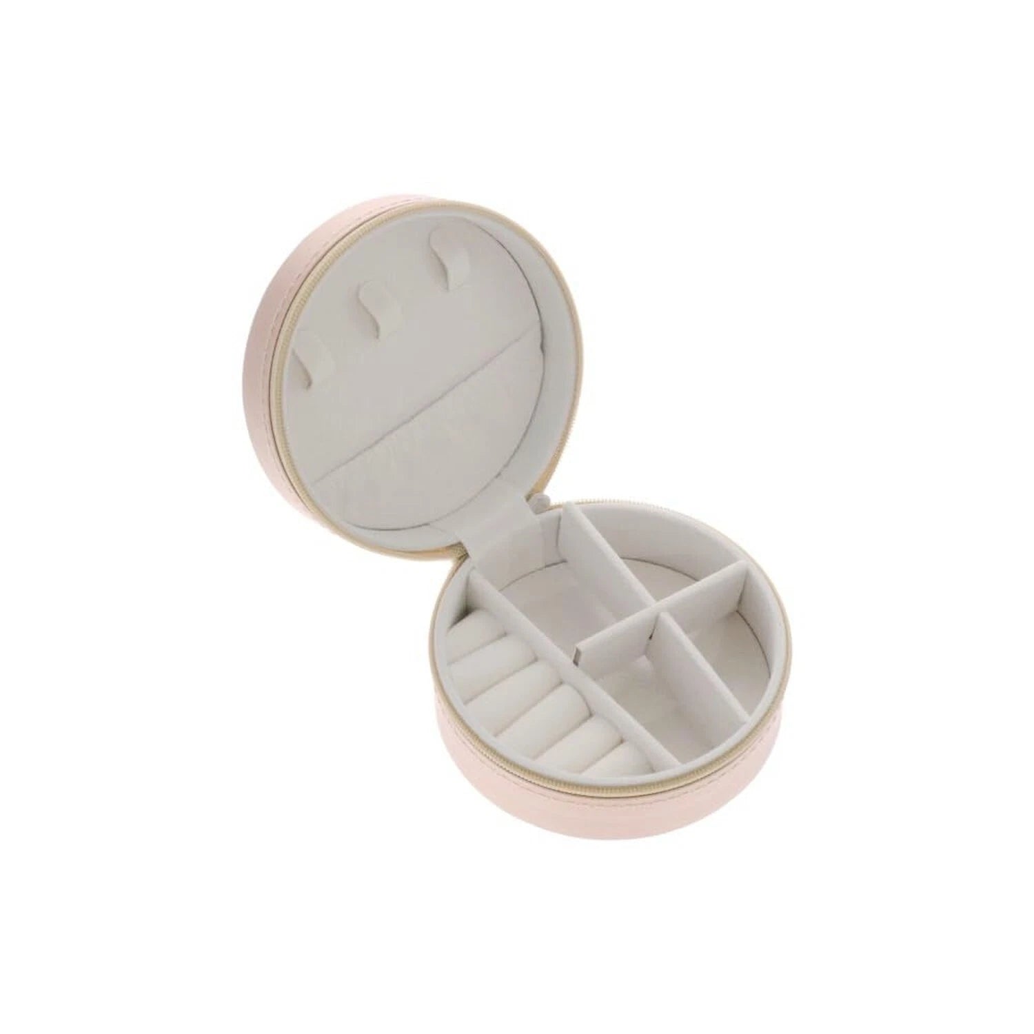 Jewelry Storage Box Portable Jewelry Case Round Necklaces Earrings Jewelry Or... | eBay