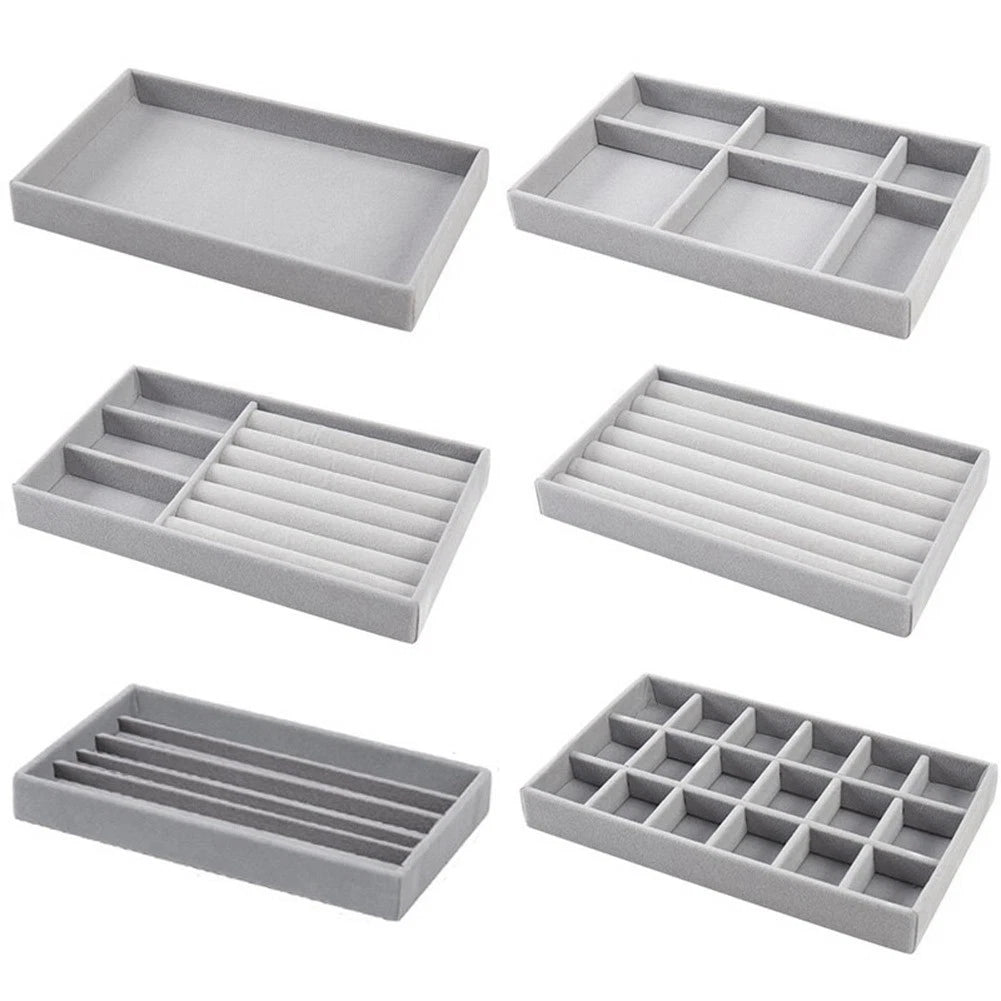 Jewelry Storage Box Household Drawer Earrings Necklace Tray Head Rope Ear7650 | eBay